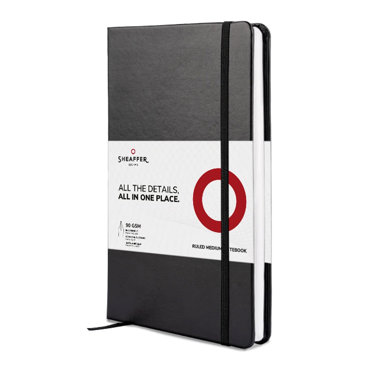 Sheaffer Gift Set - 100 Series Matte Black CT Ball Pen with A5 Black Notebook Sheaffer