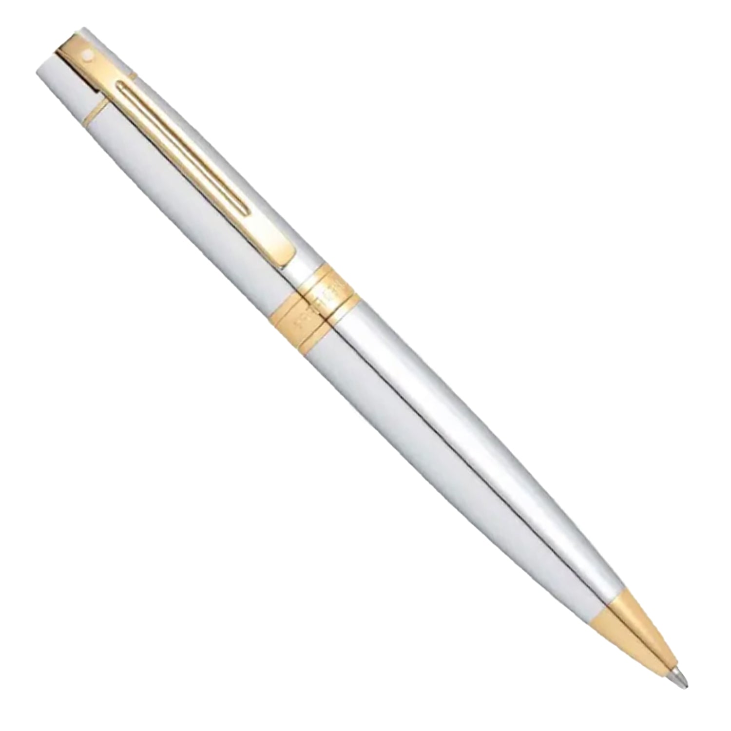 Sheaffer Gift Set - 300 Series Bright Chrome GT Ball Pen with A5 Black Notebook Sheaffer