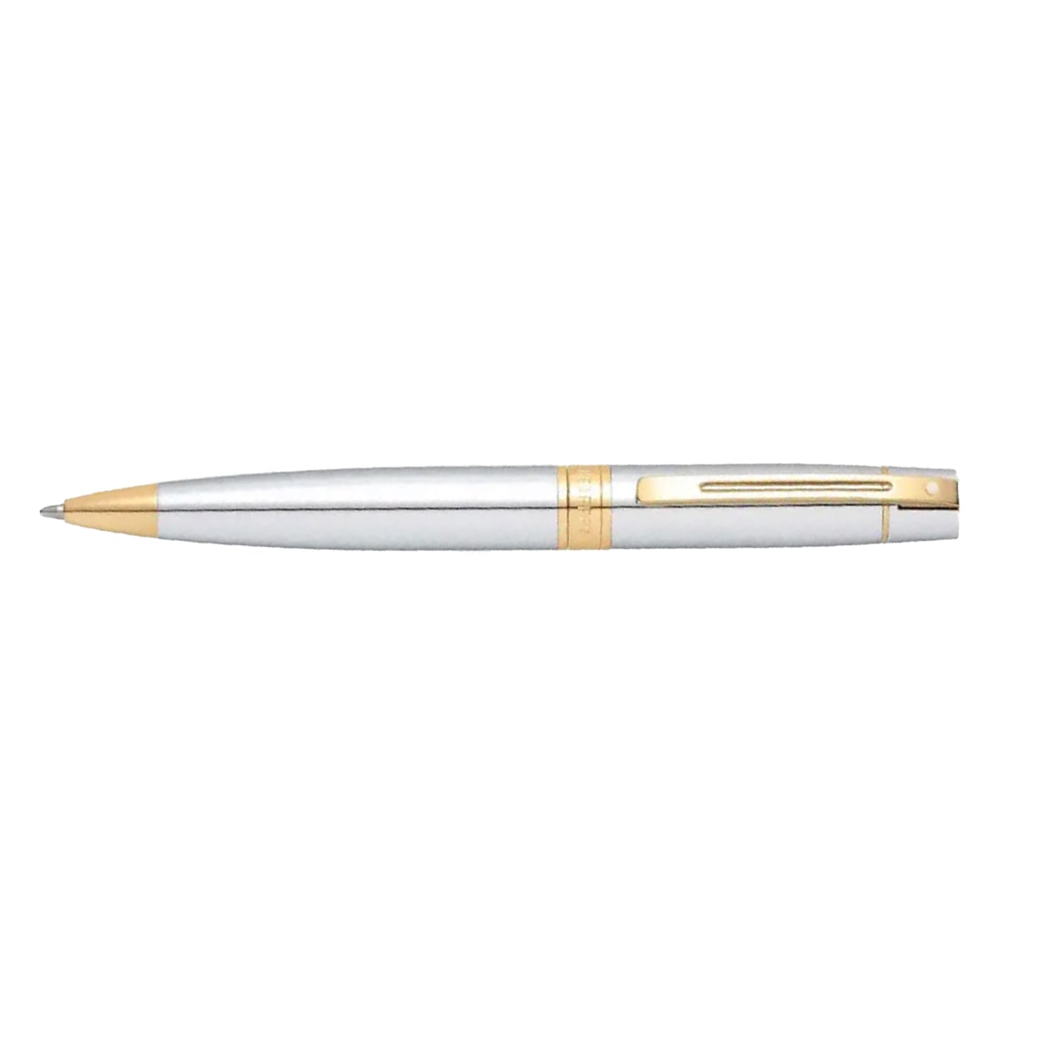 Sheaffer Gift Set - 300 Series Bright Chrome GT Ball Pen with A5 Black Notebook Sheaffer