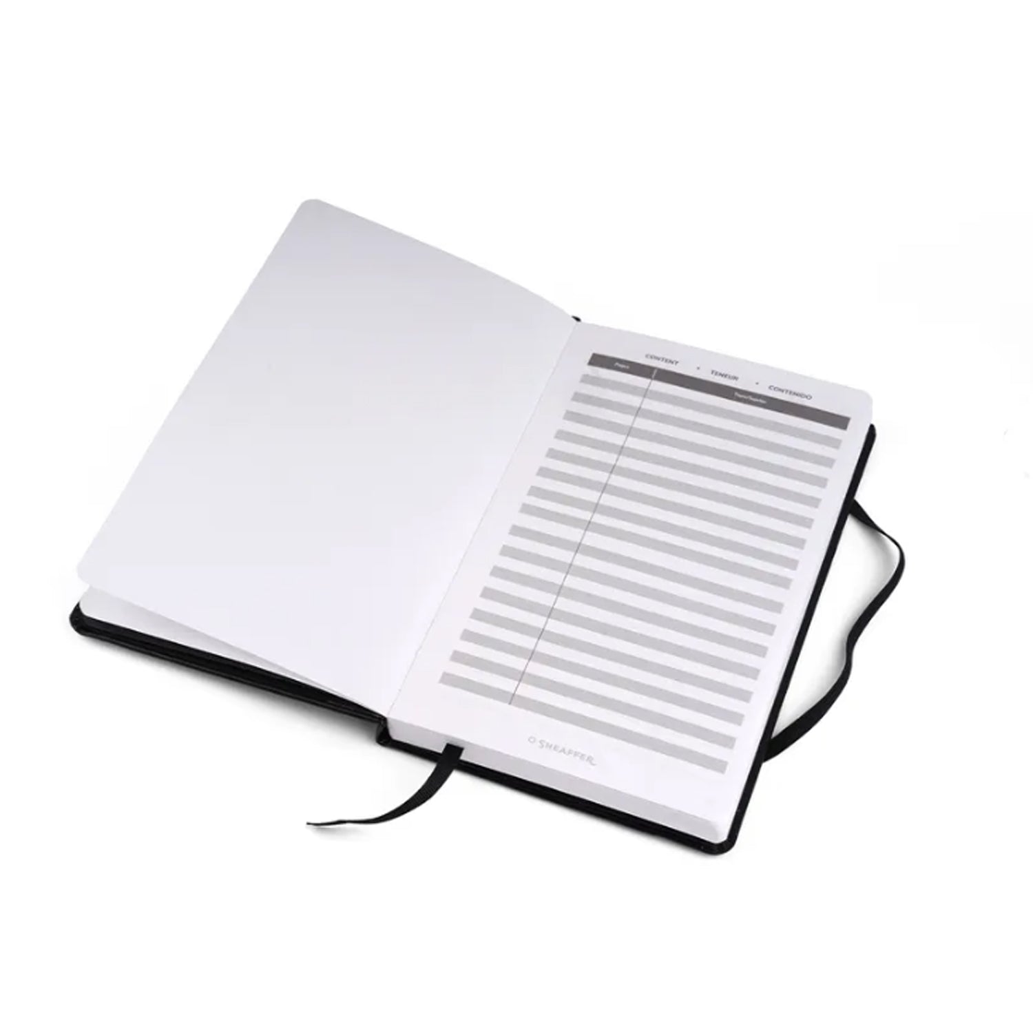 Sheaffer Gift Set - 300 Series Bright Chrome GT Ball Pen with A5 Black Notebook Sheaffer