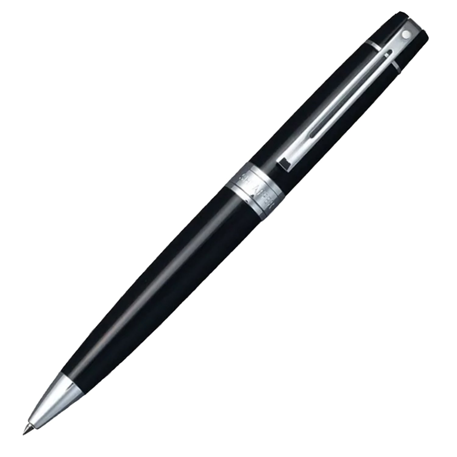 Sheaffer Gift Set - 300 Series Glossy Black CT Ball Pen with A5 Black Notebook Sheaffer