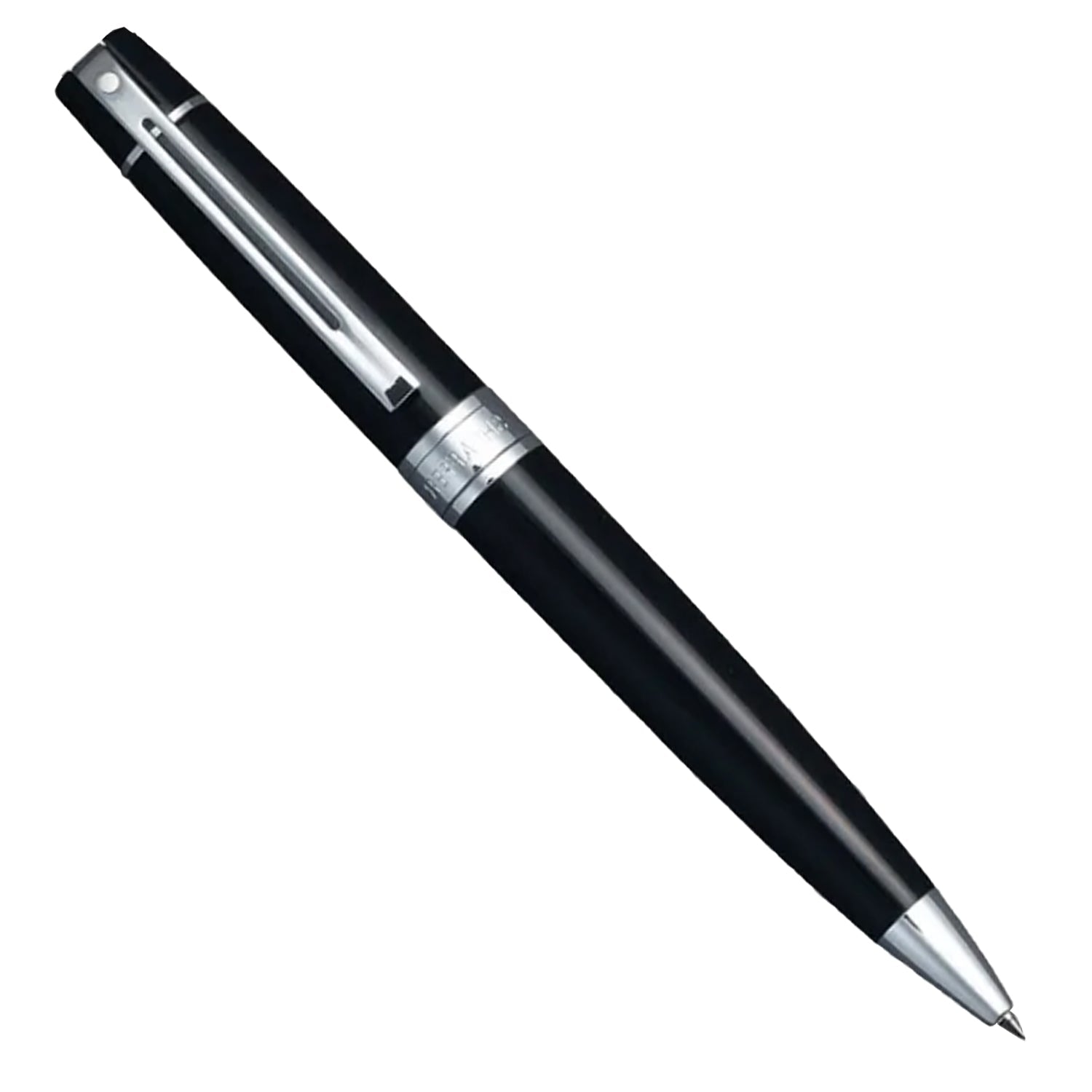 Sheaffer Gift Set - 300 Series Glossy Black CT Ball Pen with A5 Black Notebook Sheaffer