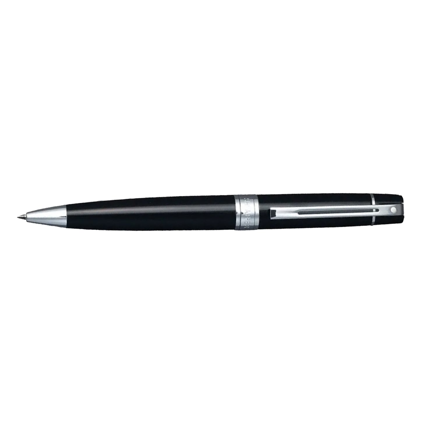 Sheaffer Gift Set - 300 Series Glossy Black CT Ball Pen with A5 Black Notebook Sheaffer