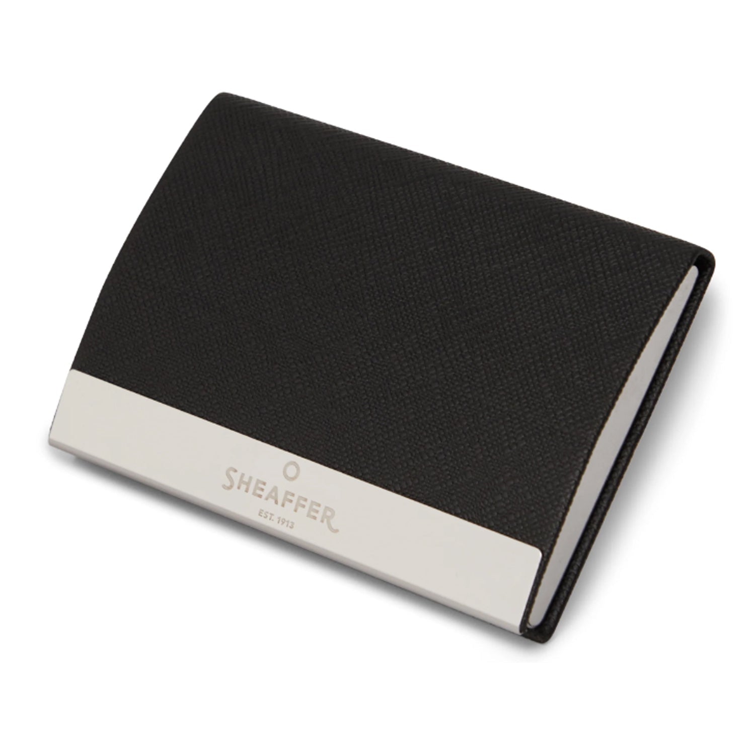 Sheaffer Gift Set - 300 Series Glossy Black CT Ball Pen with Business Card Holder Sheaffer