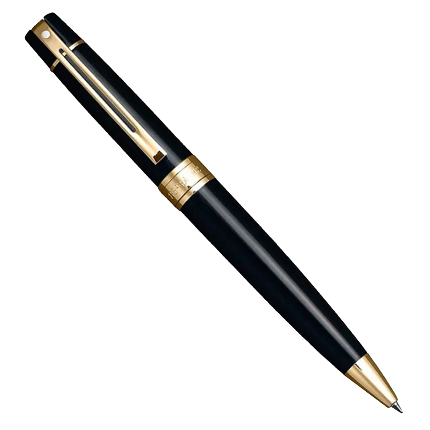 Sheaffer Gift Set - 300 Series Glossy Black GT Ball Pen with A5 Black Notebook Sheaffer