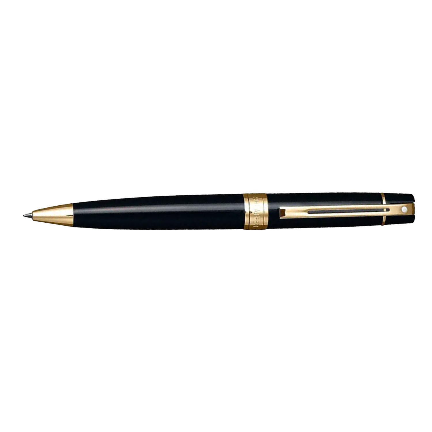 Sheaffer Gift Set - 300 Series Glossy Black GT Ball Pen with A5 Black Notebook Sheaffer