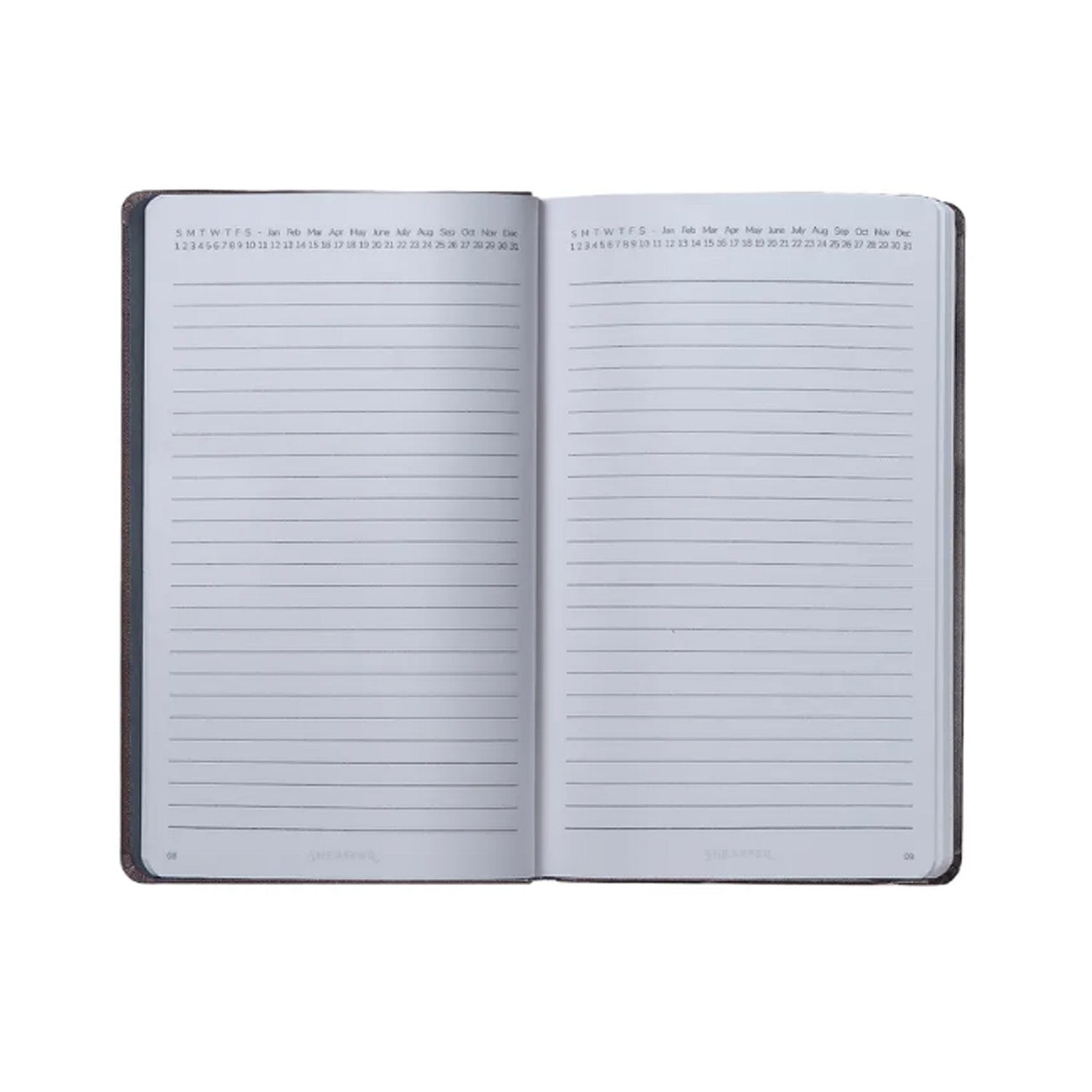 Sheaffer Hard Cover Notebook - Brown - Medium - Ruled Sheaffer