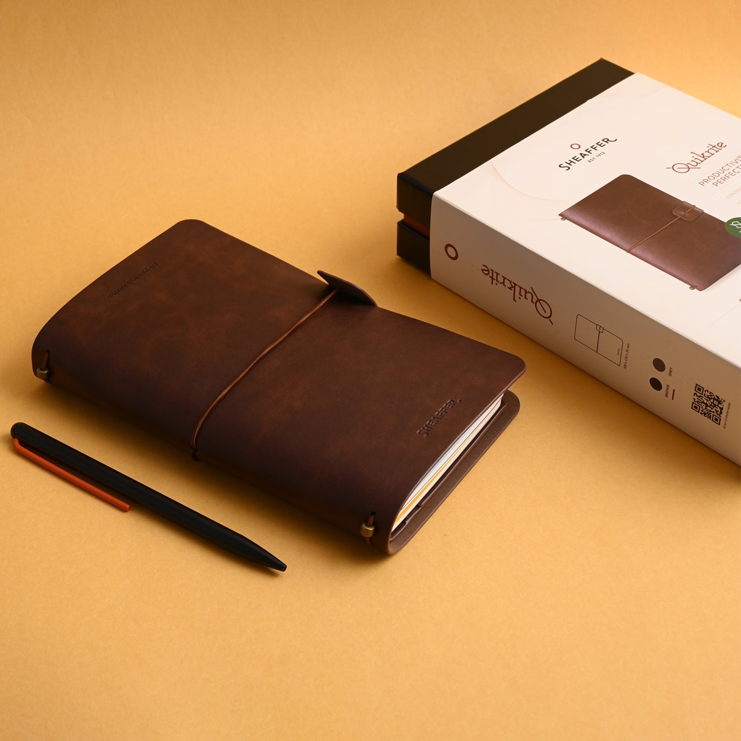 Sheaffer Quikrite Vegan Friendly Journal - Brown Sheaffer