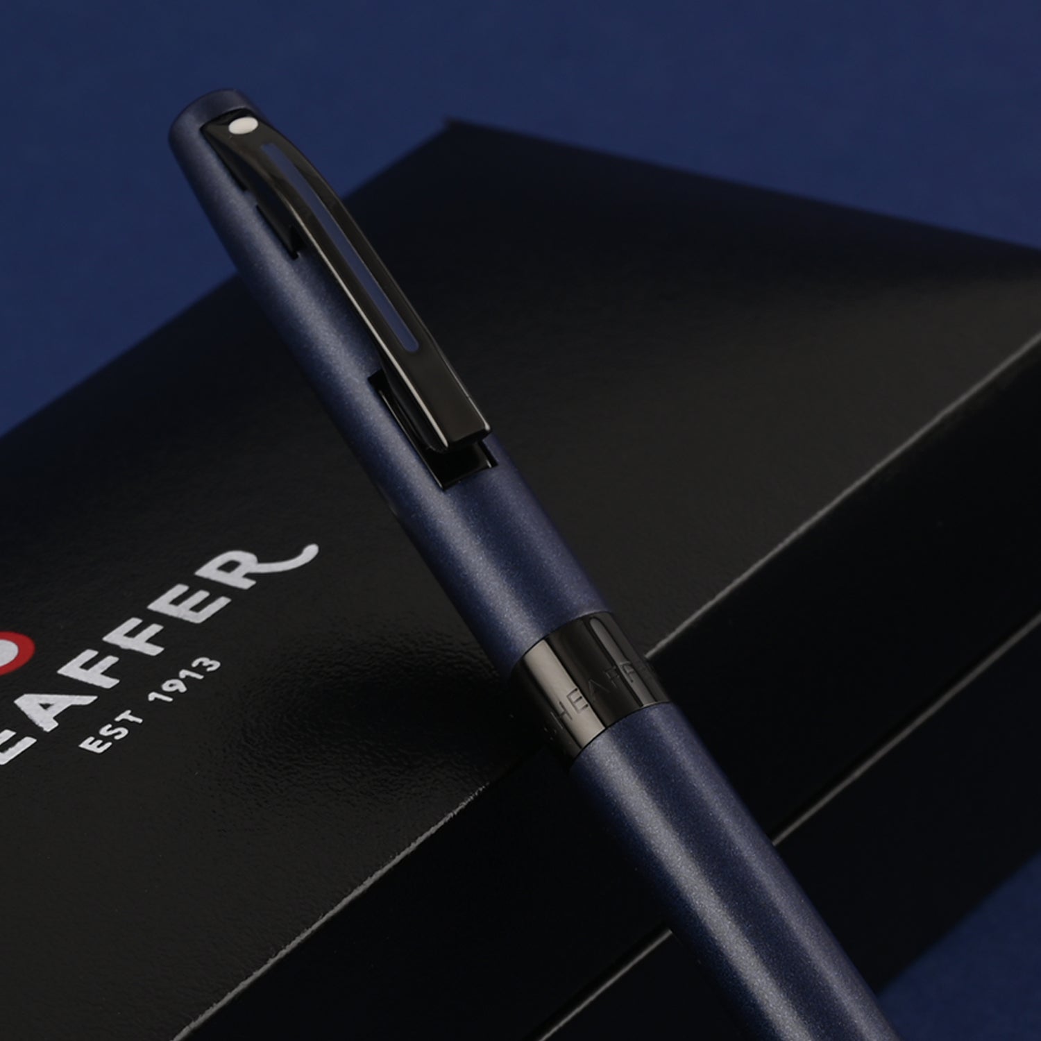 Sheaffer Reminder Ball Pen - Matte Blue PVD Sheaffer