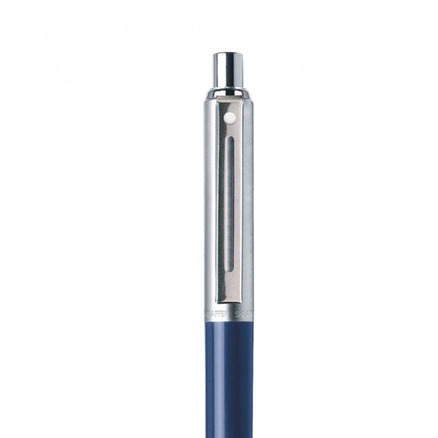 Sheaffer Sentinel Ball Pen - Blue & Brushed Chrome Sheaffer