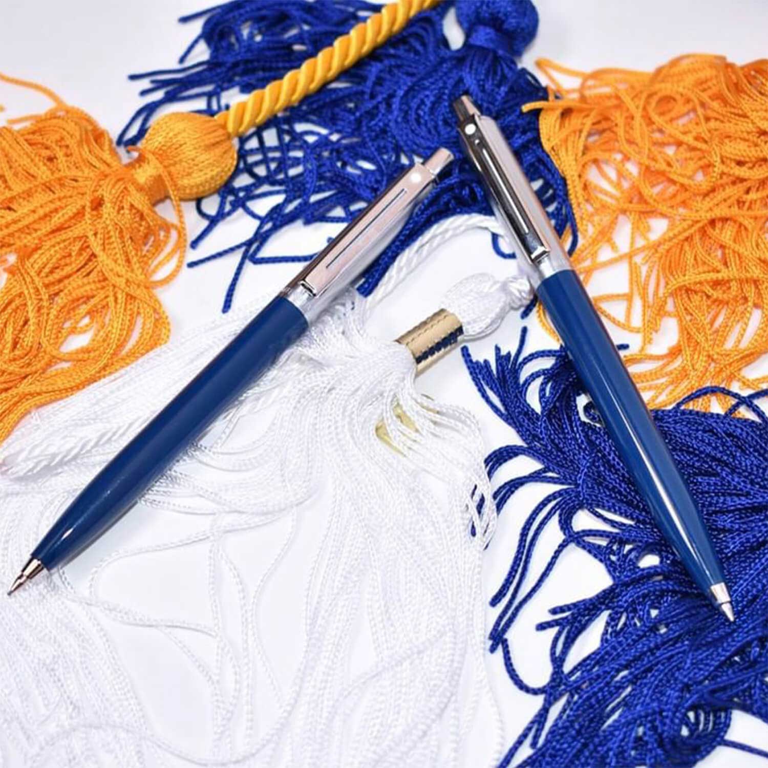 Sheaffer Sentinel Ball Pen - Blue & Brushed Chrome Sheaffer