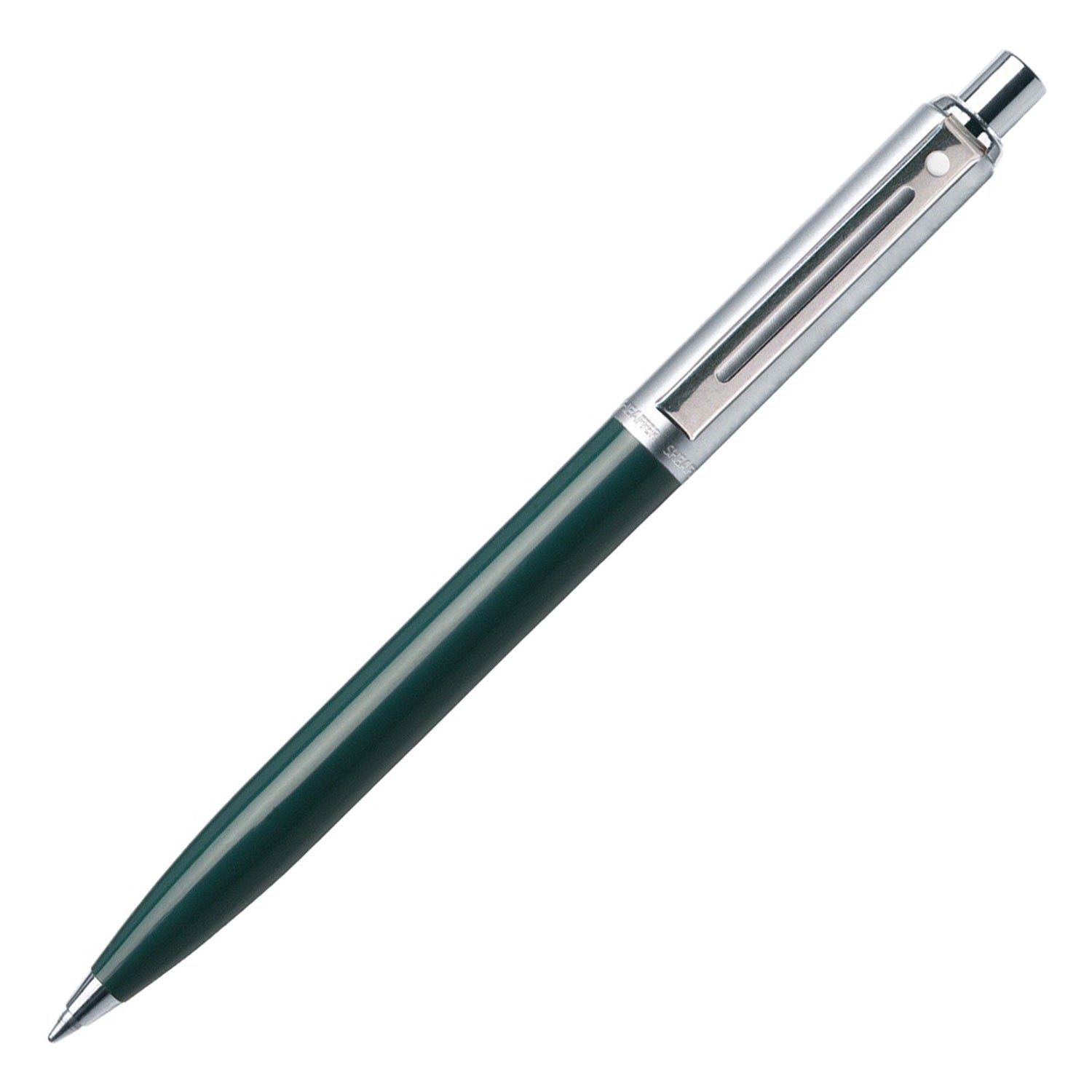 Sheaffer Sentinel Ball Pen - Green & Brushed Chrome Sheaffer