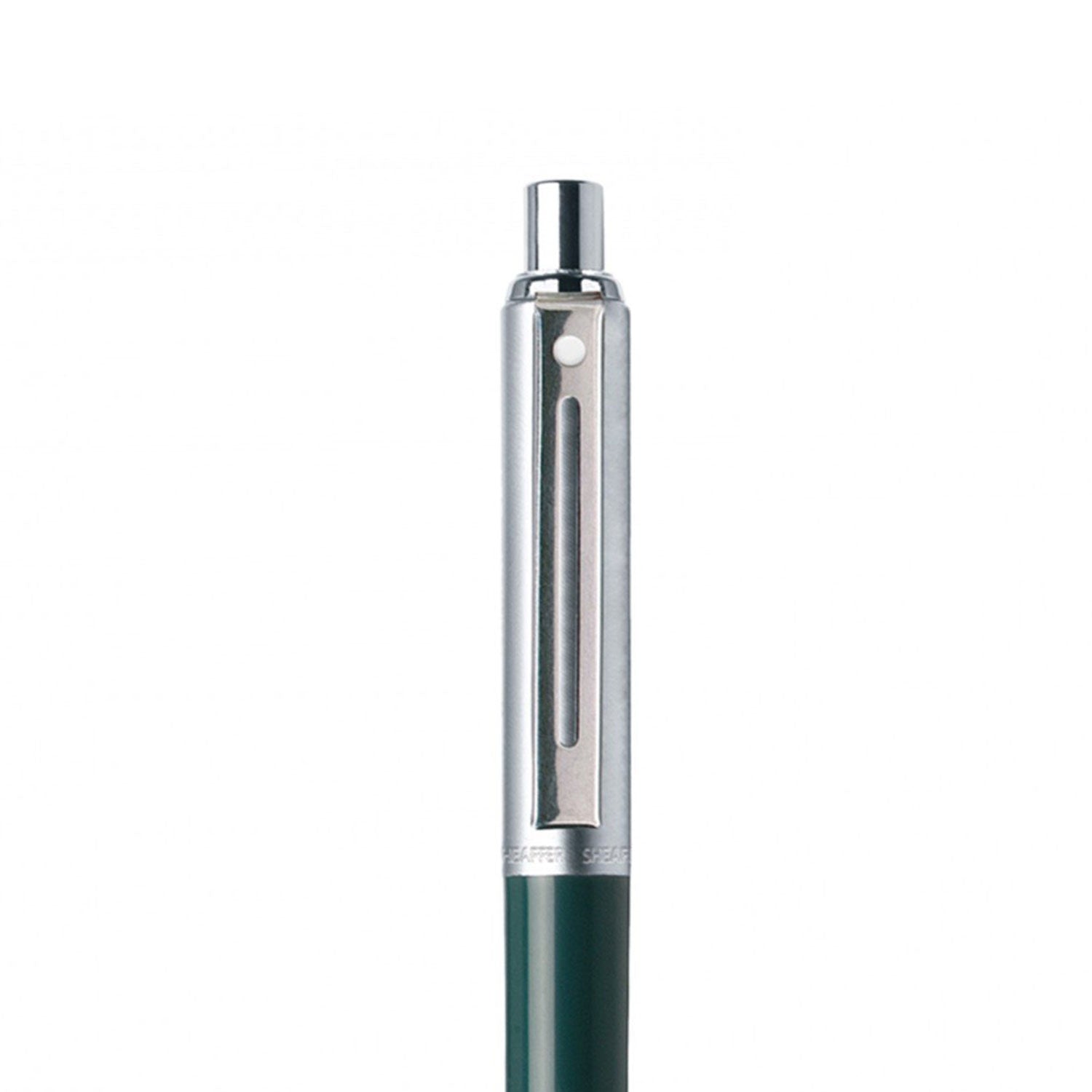 Sheaffer Sentinel Ball Pen - Green & Brushed Chrome Sheaffer