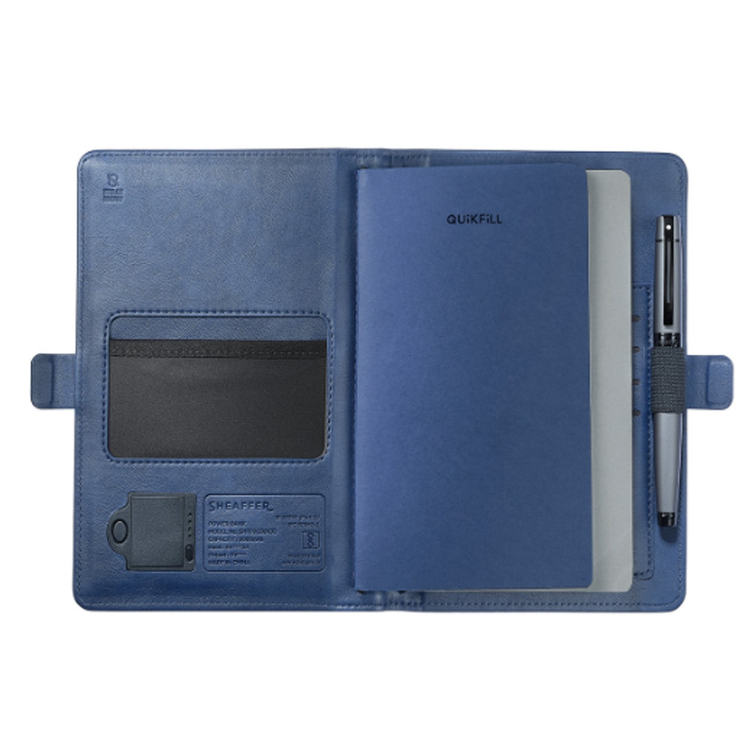 Sheaffer Superbook Mini 8000mAh Power Bank Organizer - Blue Sheaffer