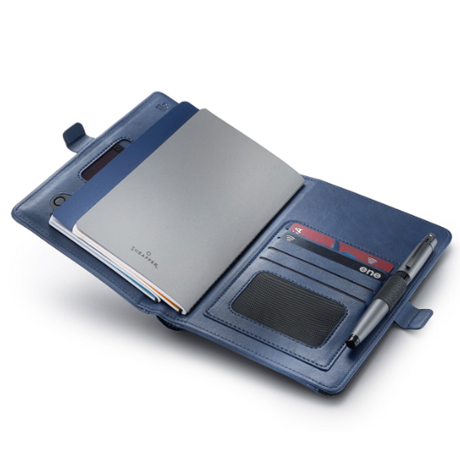 Sheaffer Superbook Mini 8000mAh Power Bank Organizer - Blue Sheaffer