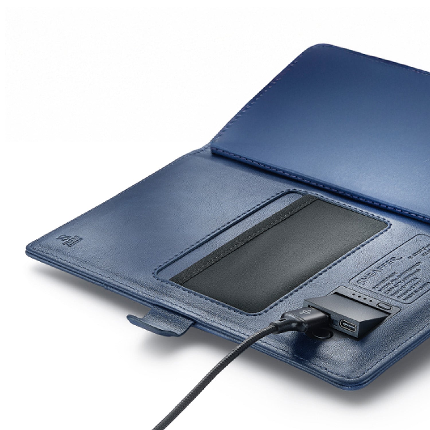 Sheaffer Superbook Mini 8000mAh Power Bank Organizer - Blue Sheaffer
