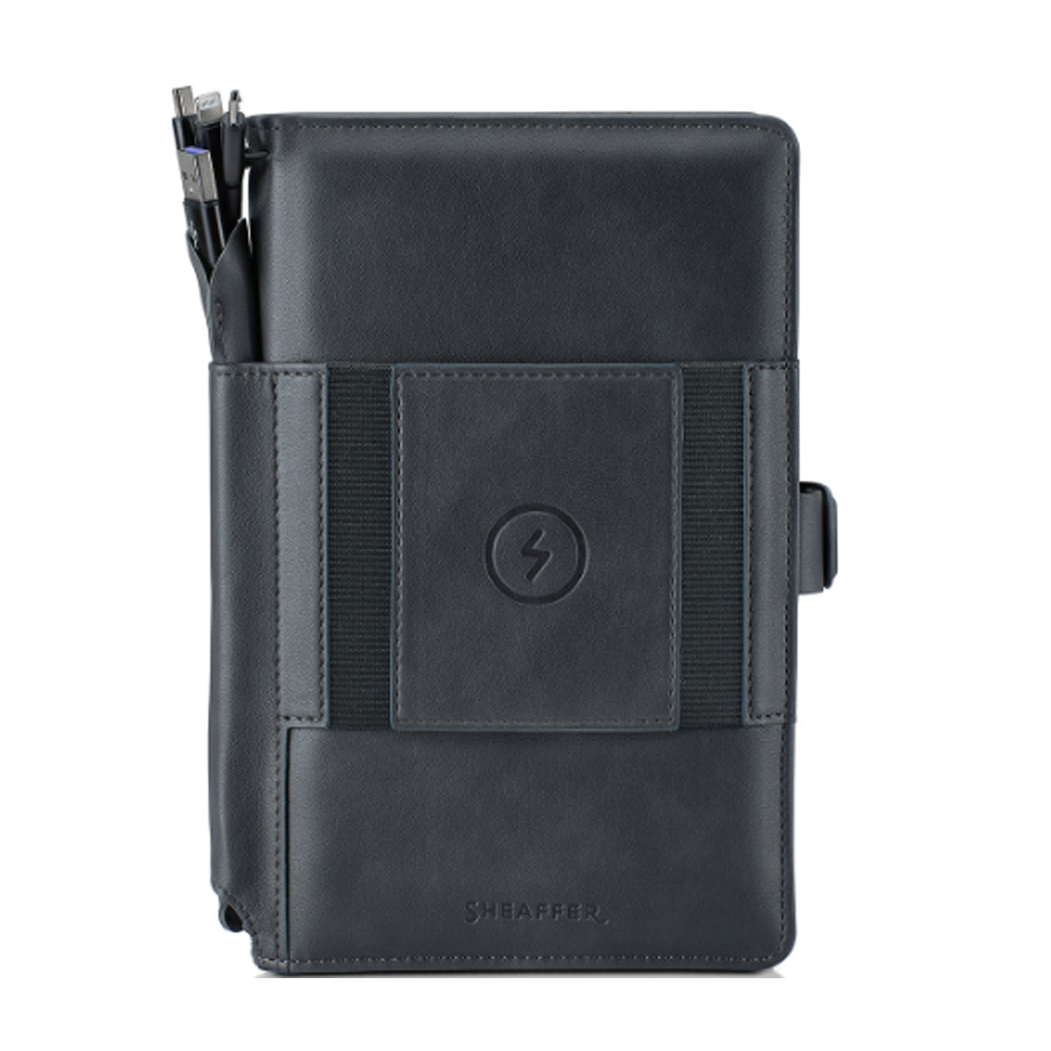 Sheaffer Superbook Mini 8000mAh Power Bank Organizer - Grey Sheaffer