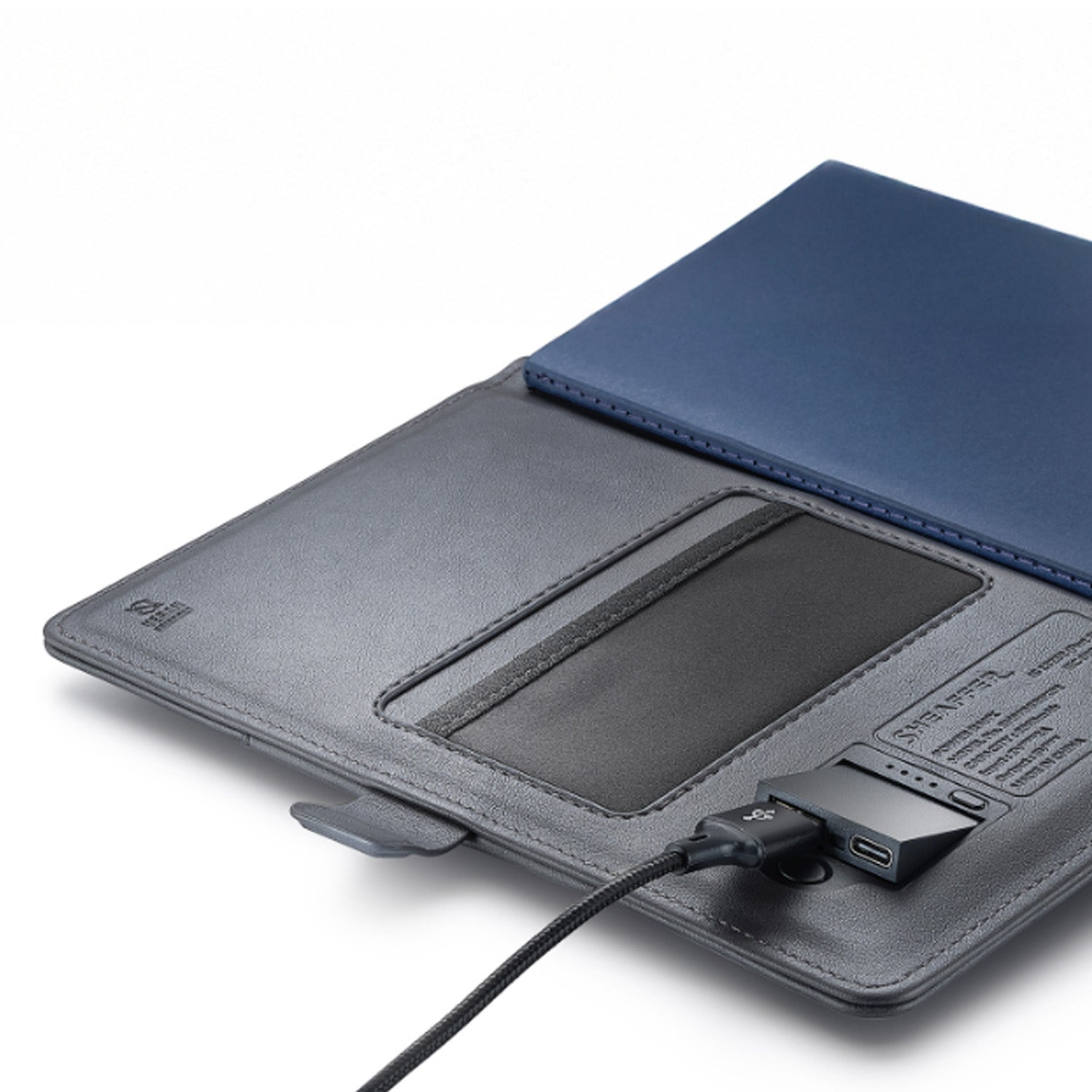 Sheaffer Superbook Mini 8000mAh Power Bank Organizer - Grey Sheaffer