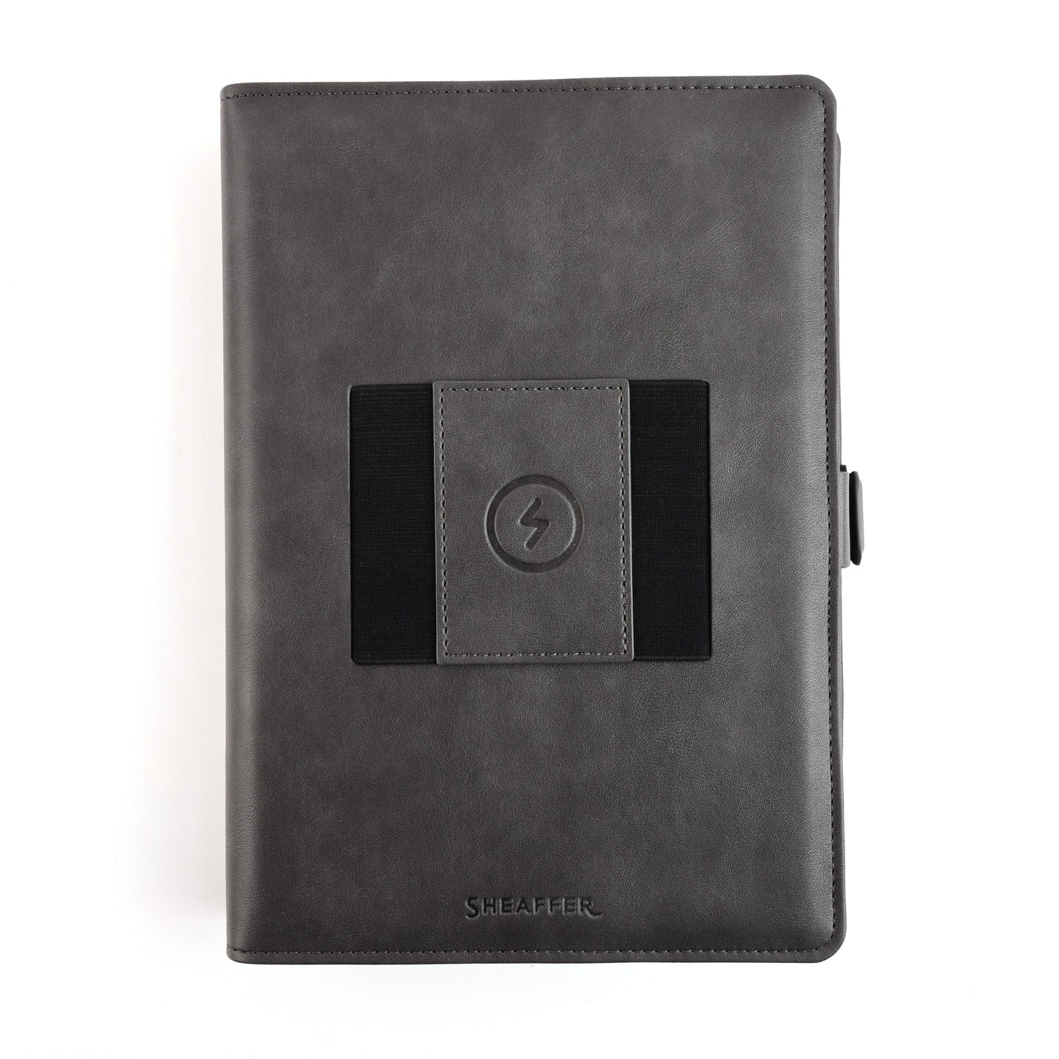 Sheaffer Superbook Organizer with Wireless Charging + 12000 mAh Powerbank and 32GB Pendrive - Grey Sheaffer