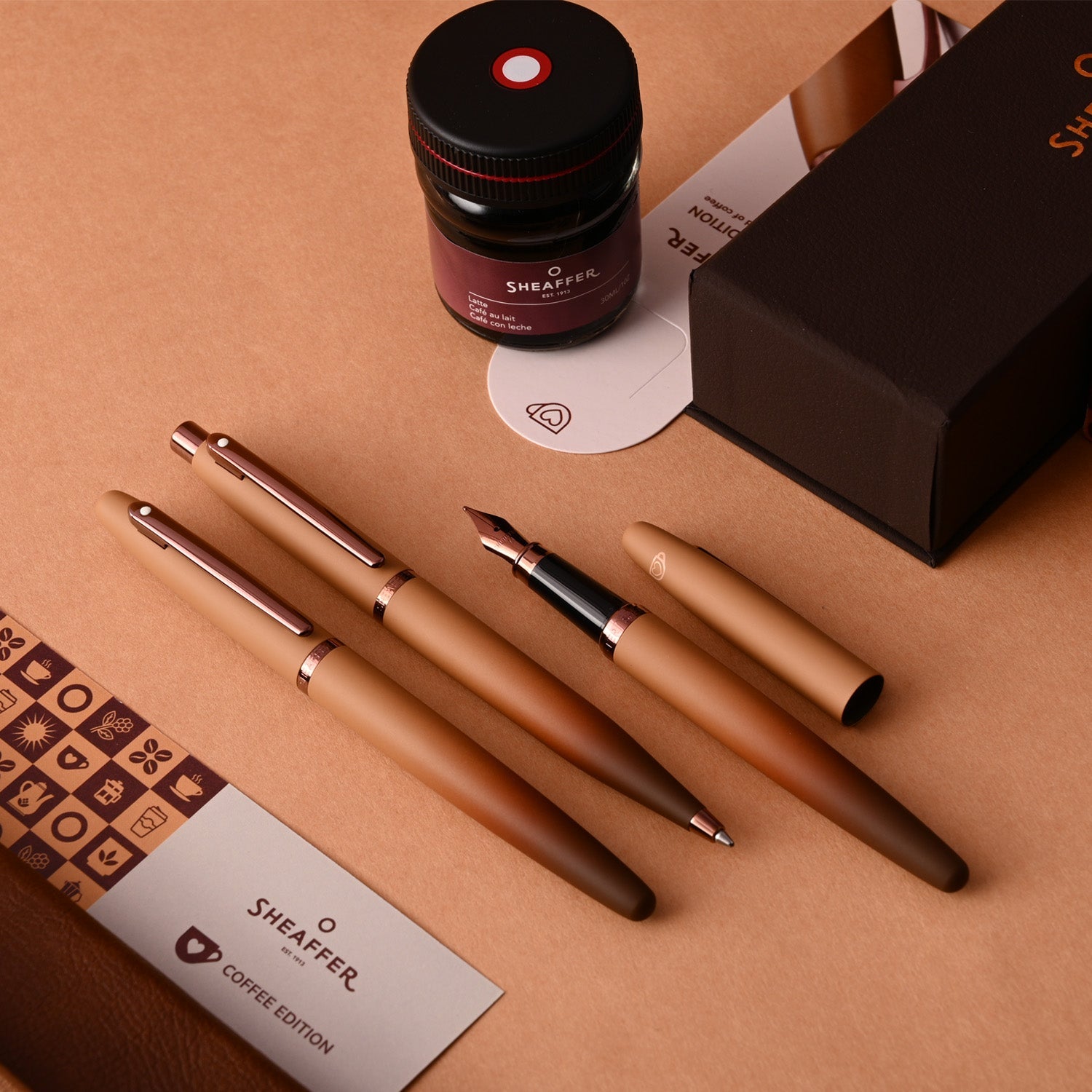 Sheaffer VFM Coffee Edition Ball Pen - Brown PVD Sheaffer