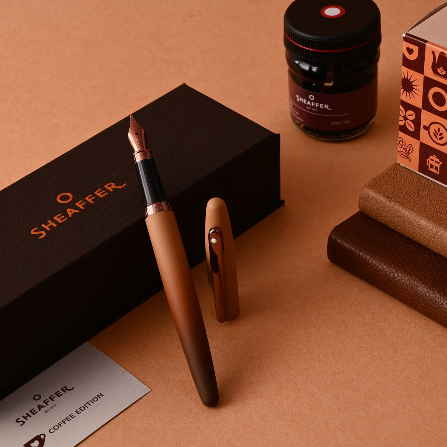 Sheaffer VFM Coffee Edition Fountain Pen - Brown PVD Sheaffer