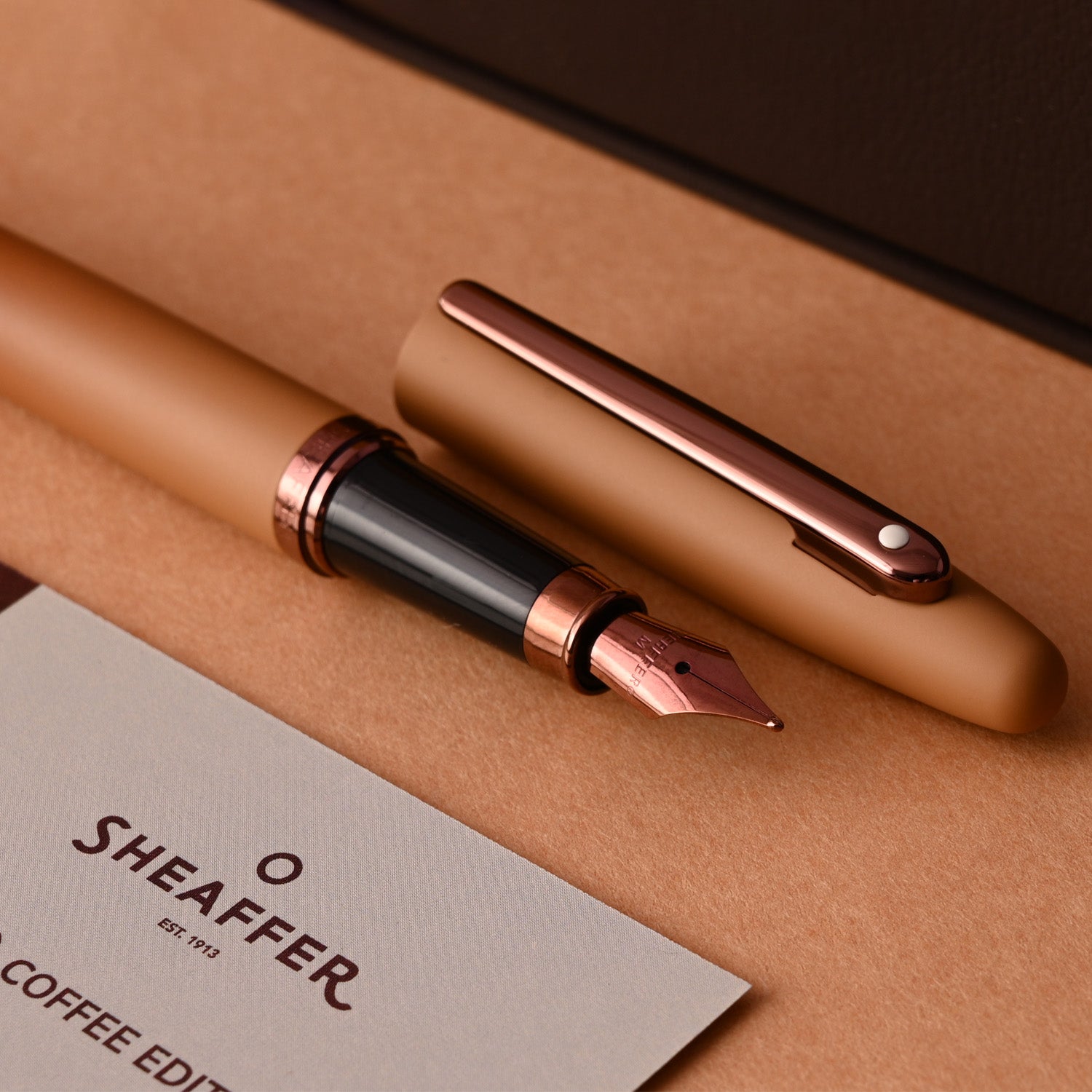 Sheaffer VFM Coffee Edition Fountain Pen - Brown PVD Sheaffer