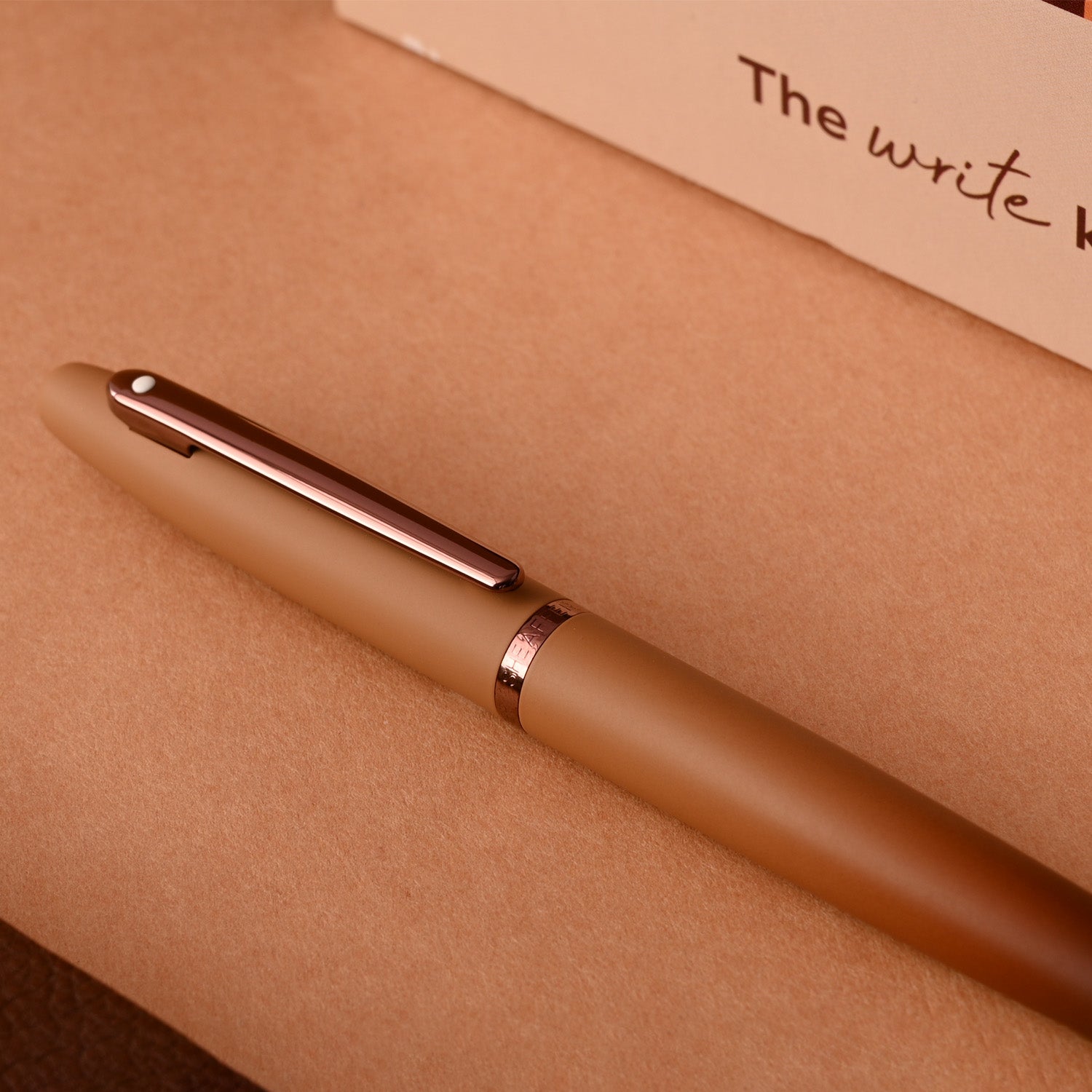 Sheaffer VFM Coffee Edition Roller Ball Pen - Brown PVD Sheaffer