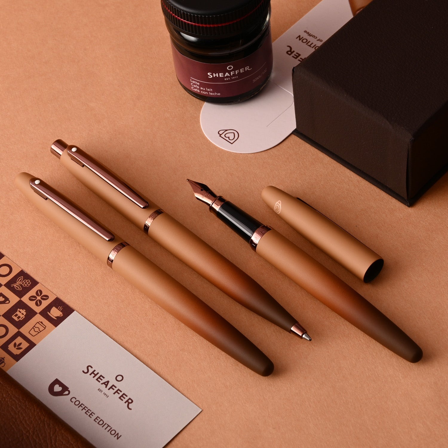 Sheaffer VFM Coffee Edition Roller Ball Pen - Brown PVD Sheaffer