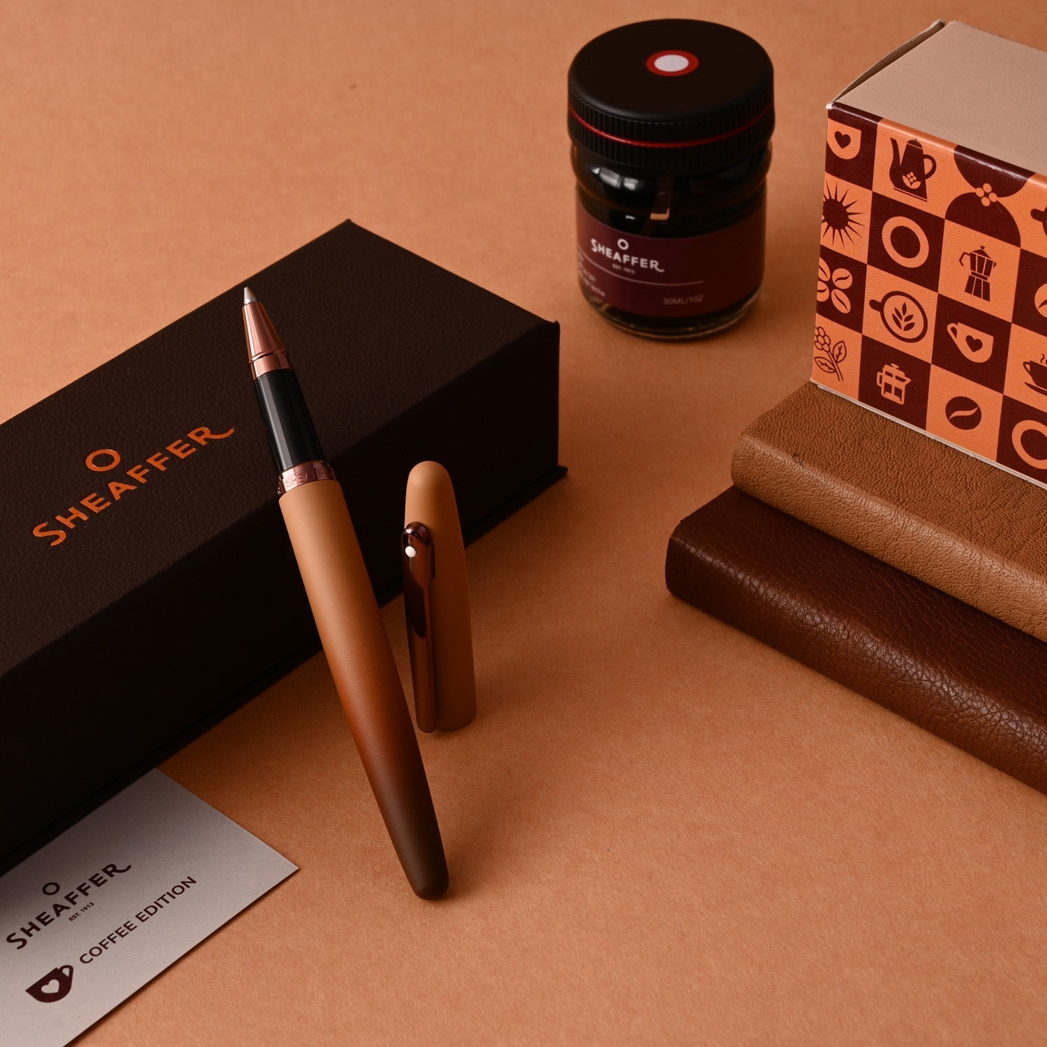 Sheaffer VFM Coffee Edition Roller Ball Pen - Brown PVD Sheaffer