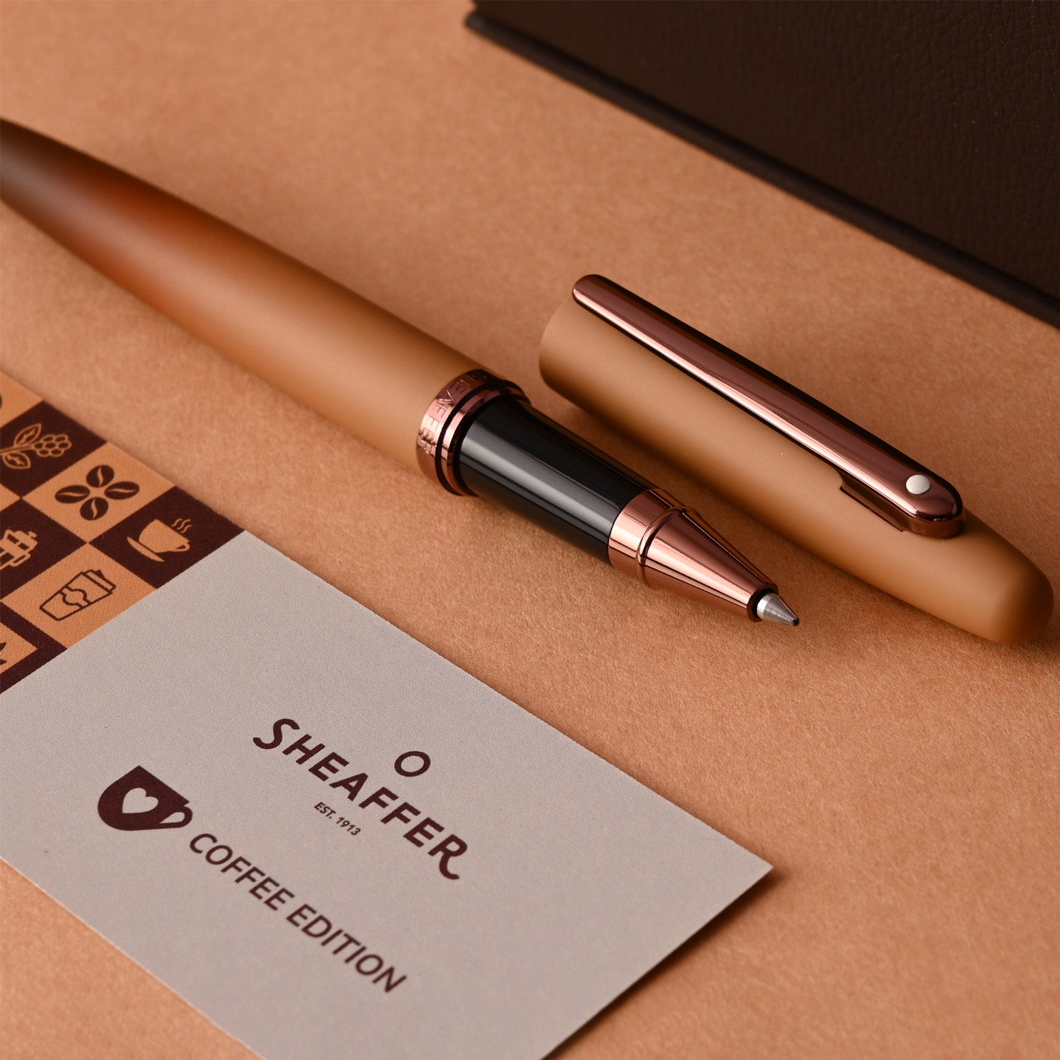 Sheaffer VFM Coffee Edition Roller Ball Pen - Brown PVD Sheaffer