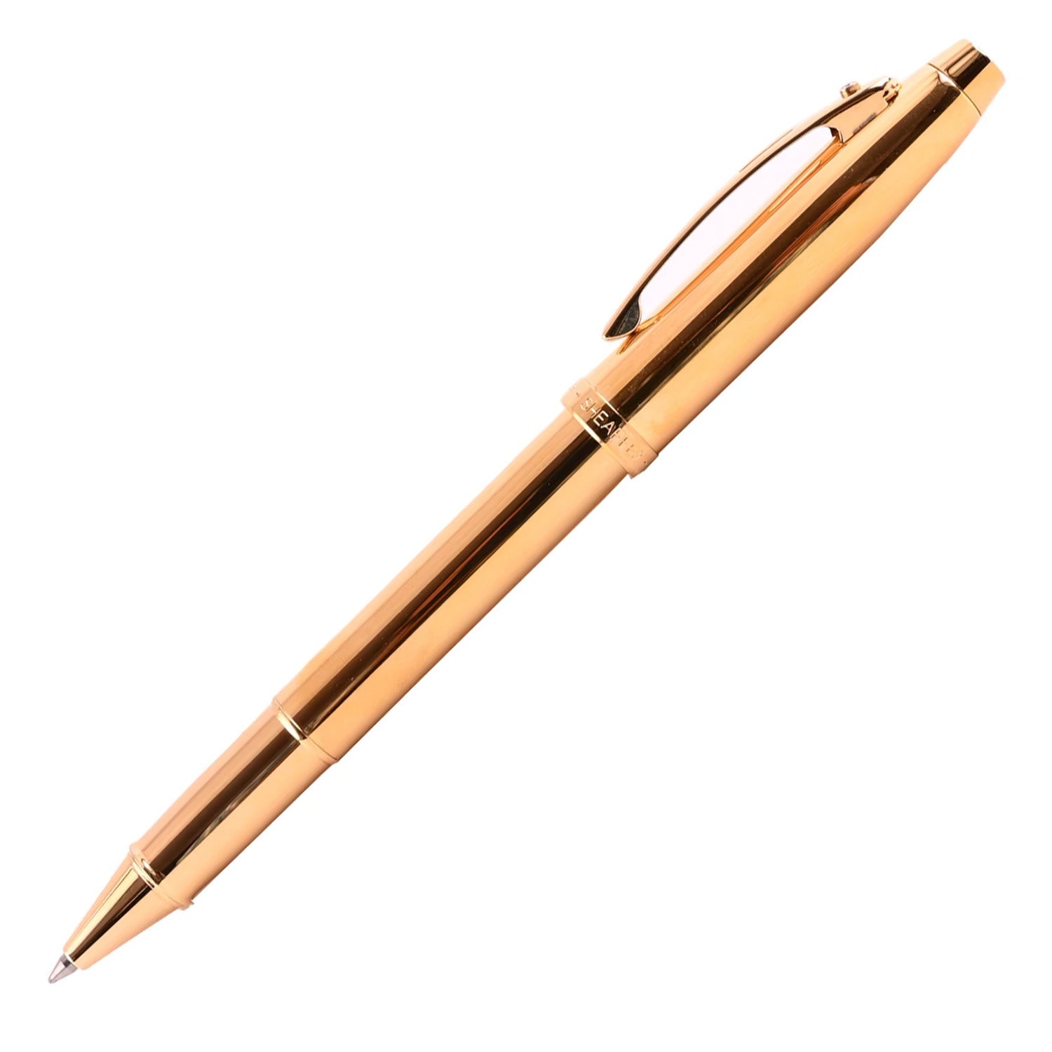 Sheaffer 100 PVD Gold with Diamond Embellishment Roller Ball Pen Sheaffer