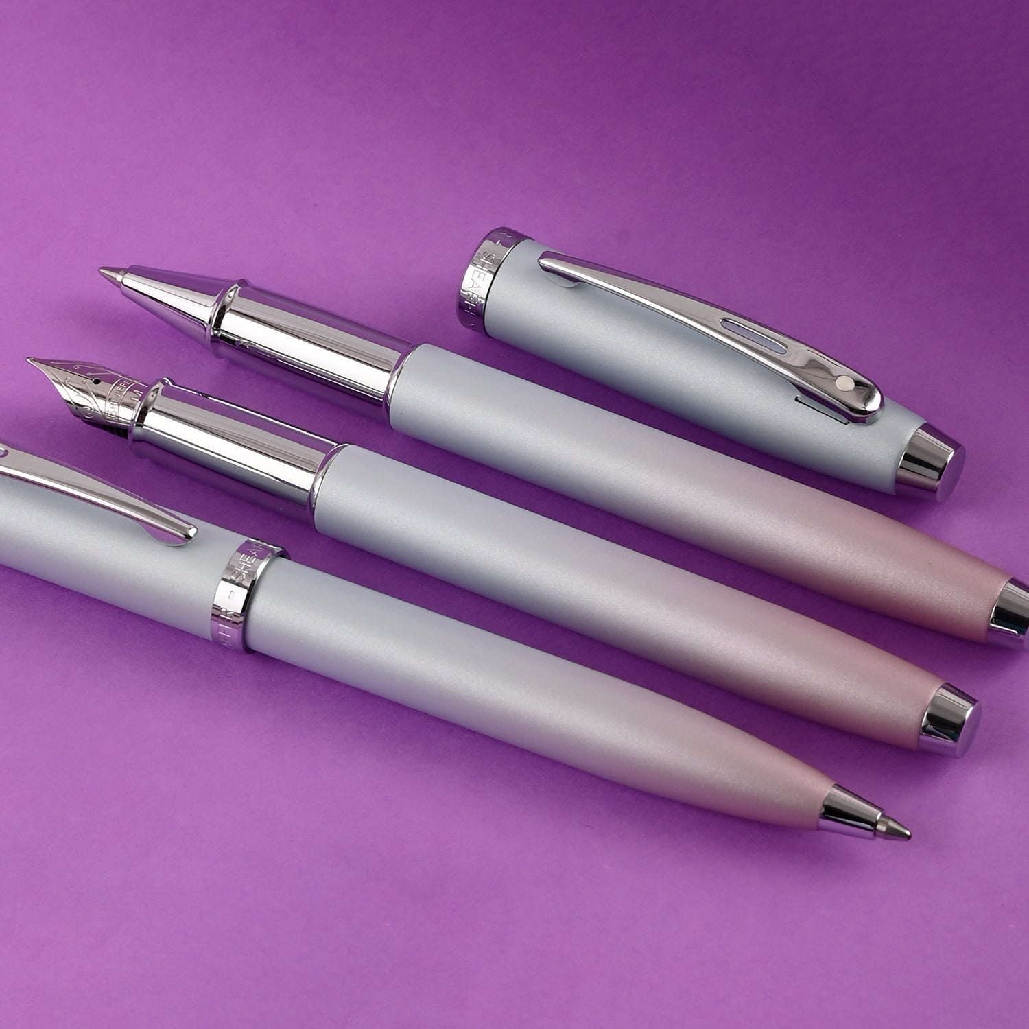 Sheaffer Expressions 100 Ball Pen - Blue & Pink Pearlised Gradient CT Sheaffer