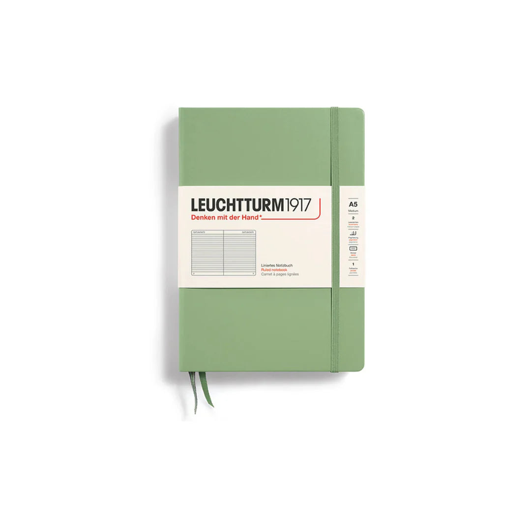LEUCHTTURM1917 Medium A5 Ruled Hardcover Notebook Leuchtturm1917