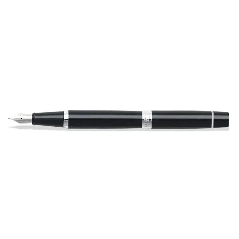 Sheaffer 9312 Gift 300 Fountain Pen (Medium) Glossy Black with Chrome Trim Sheaffer