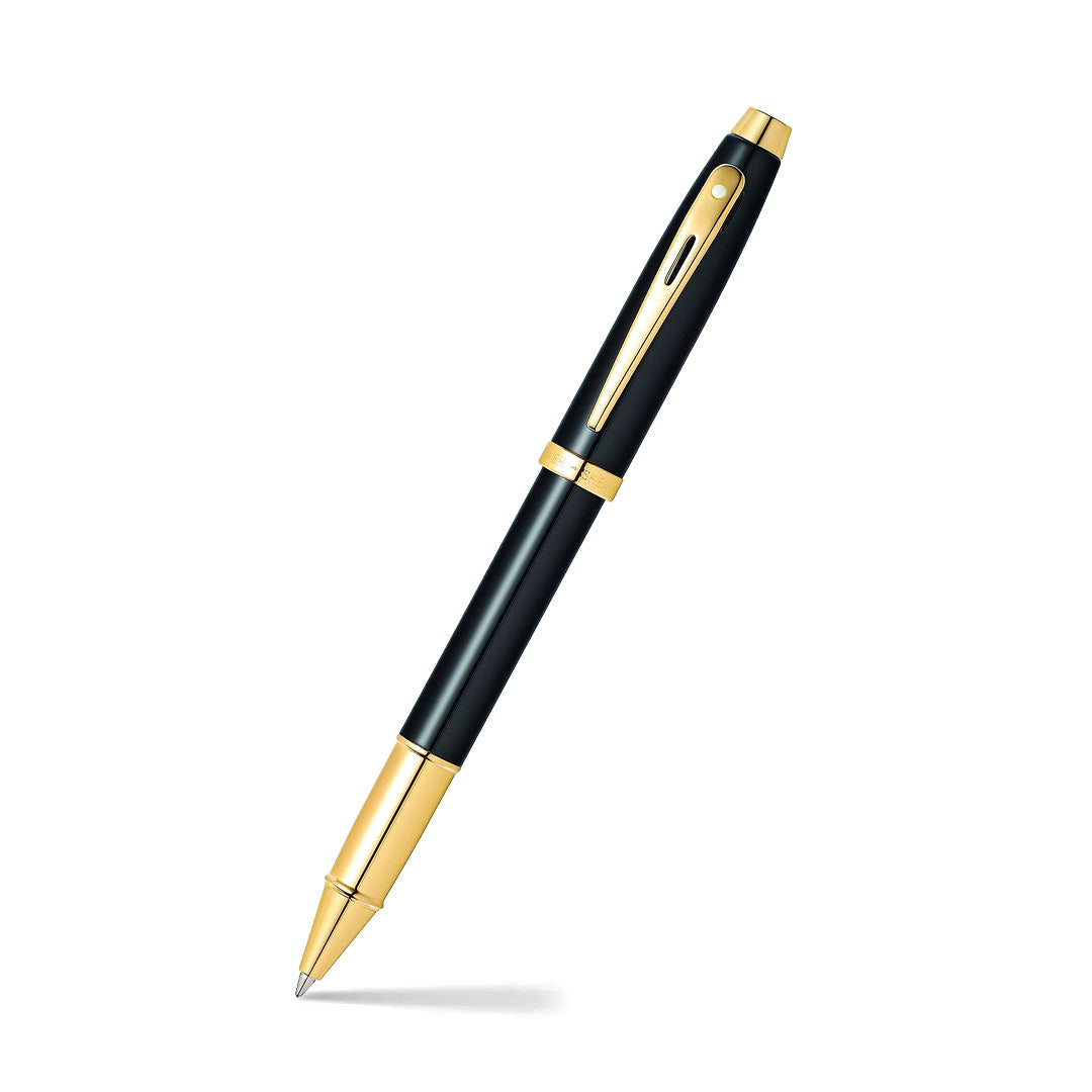 Sheaffer 9322 Gift 100 Rollerball Pen Glossy Black with Gold Tone Trim William Penn