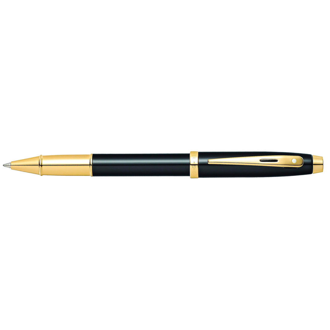 Sheaffer 9322 Gift 100 Rollerball Pen Glossy Black with Gold Tone Trim William Penn