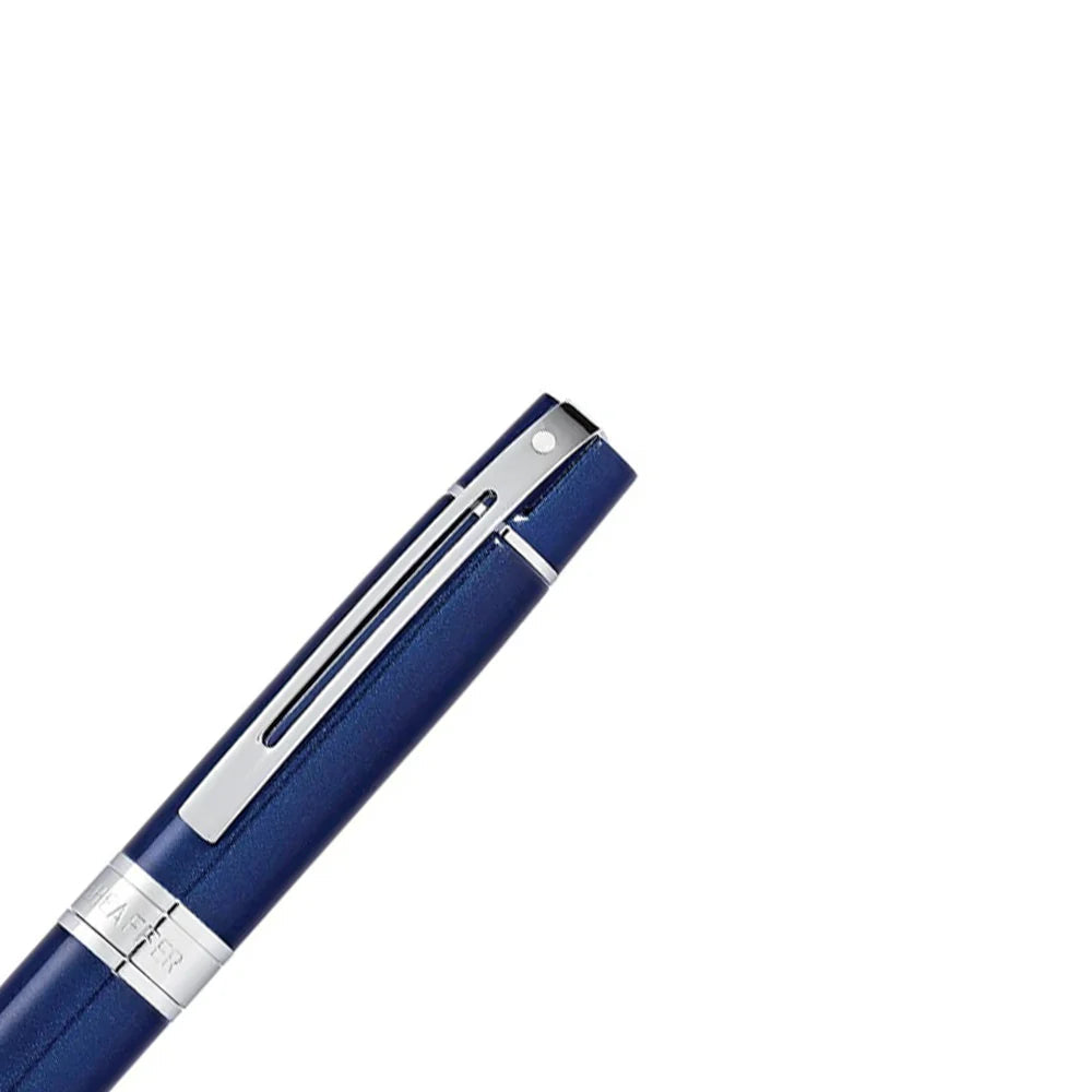 Sheaffer 300 E9341 Glossy Blue With Chrome Trim Ball Pen Sheaffer