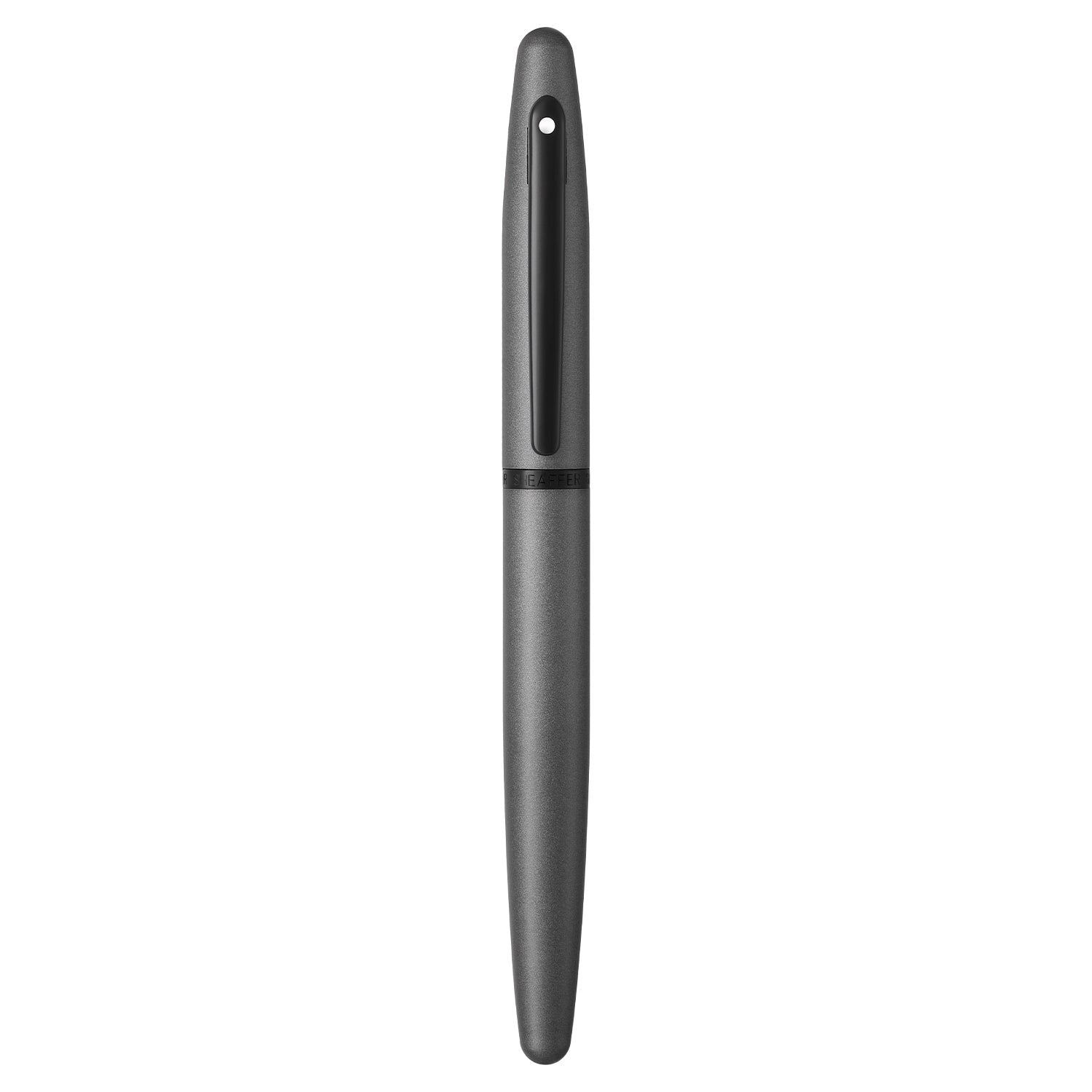 Sheaffer VFM 9424 Matte Gray Fountain Pen With Matte Black Trim - Fine Sheaffer