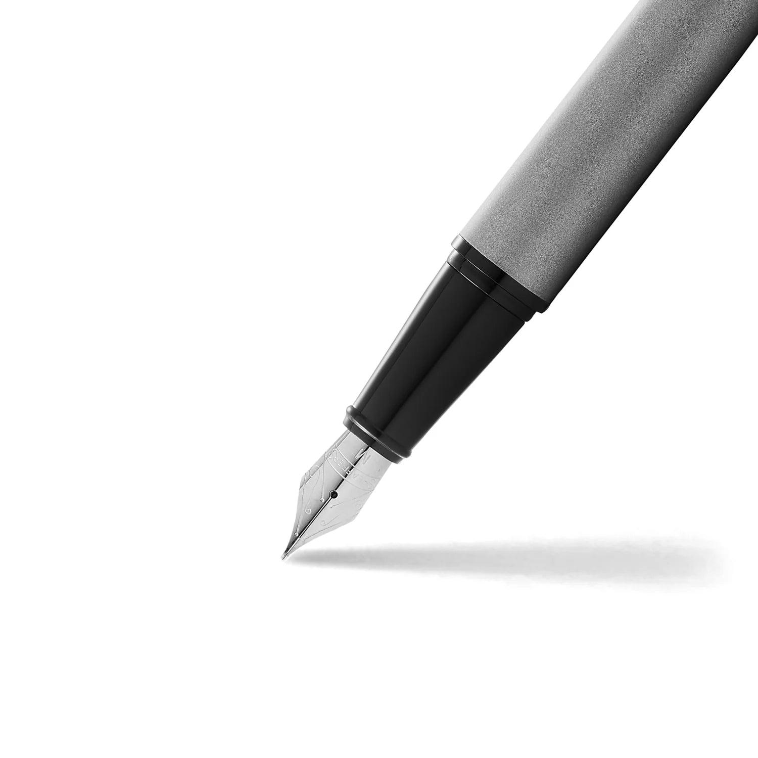 Sheaffer® 300 Matte Gray Fountain Pen With Black Trims Pen Club