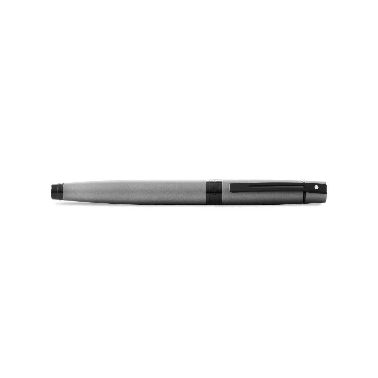 Sheaffer® 300 Matte Gray Fountain Pen With Black Trims Pen Club