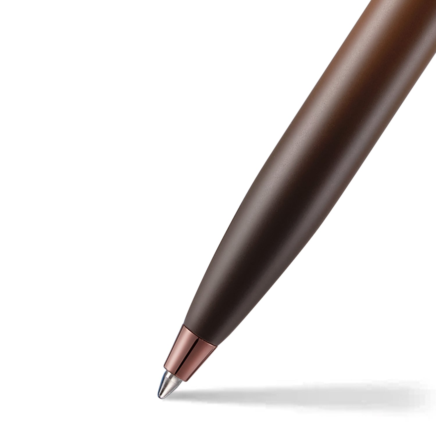 Sheaffer 100 9374 Coffee Edition Matt Brown Ballpoint Pen with Regal Brown PVD Trims William Penn