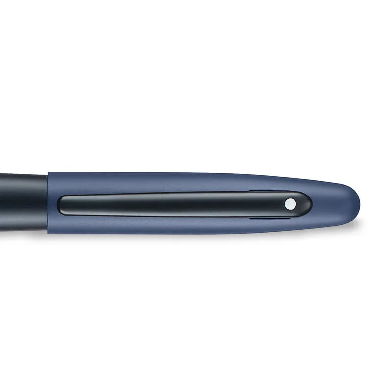 Sheaffer VFM 9429 Matte Blue Fountain Pen with Matte Black Trims - Fine Sheaffer