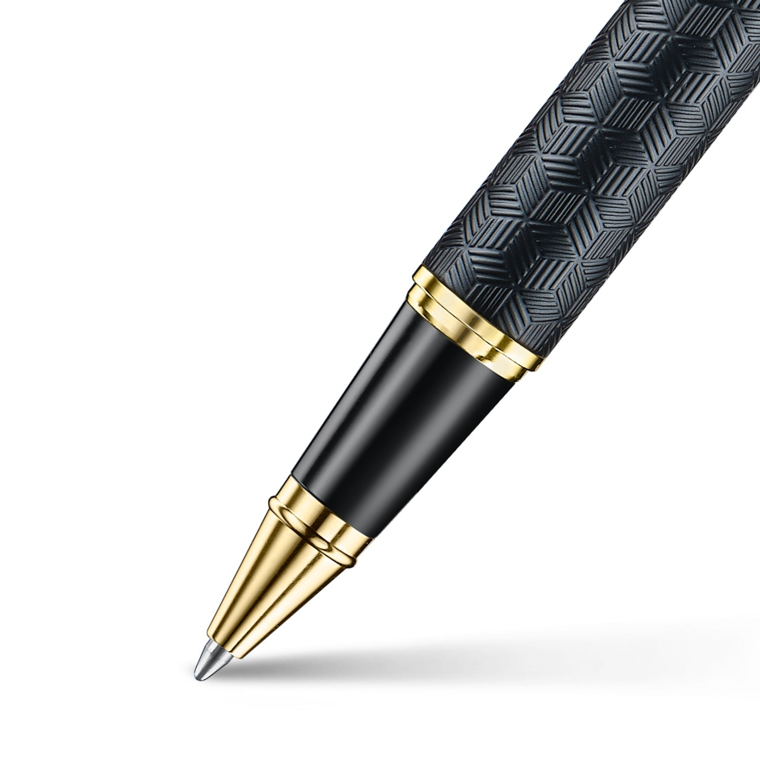 Sheaffer 300 E9347 Rollerball Pen Matte Black with PVD Gold Trim William Penn