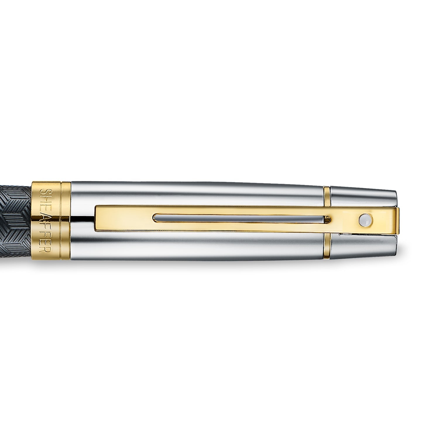 Sheaffer 300 E9347 Rollerball Pen Matte Black with PVD Gold Trim William Penn