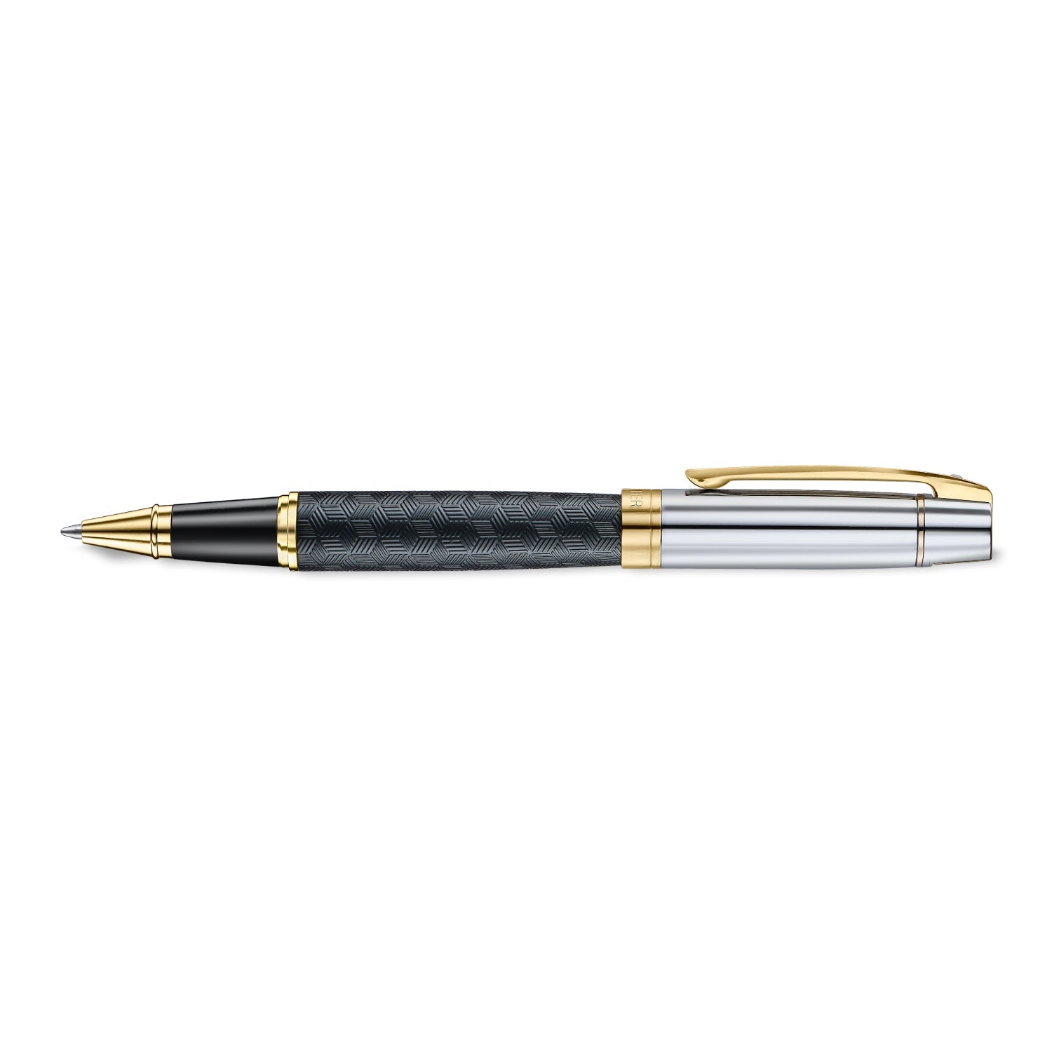 Sheaffer 300 E9347 Rollerball Pen Matte Black with PVD Gold Trim William Penn