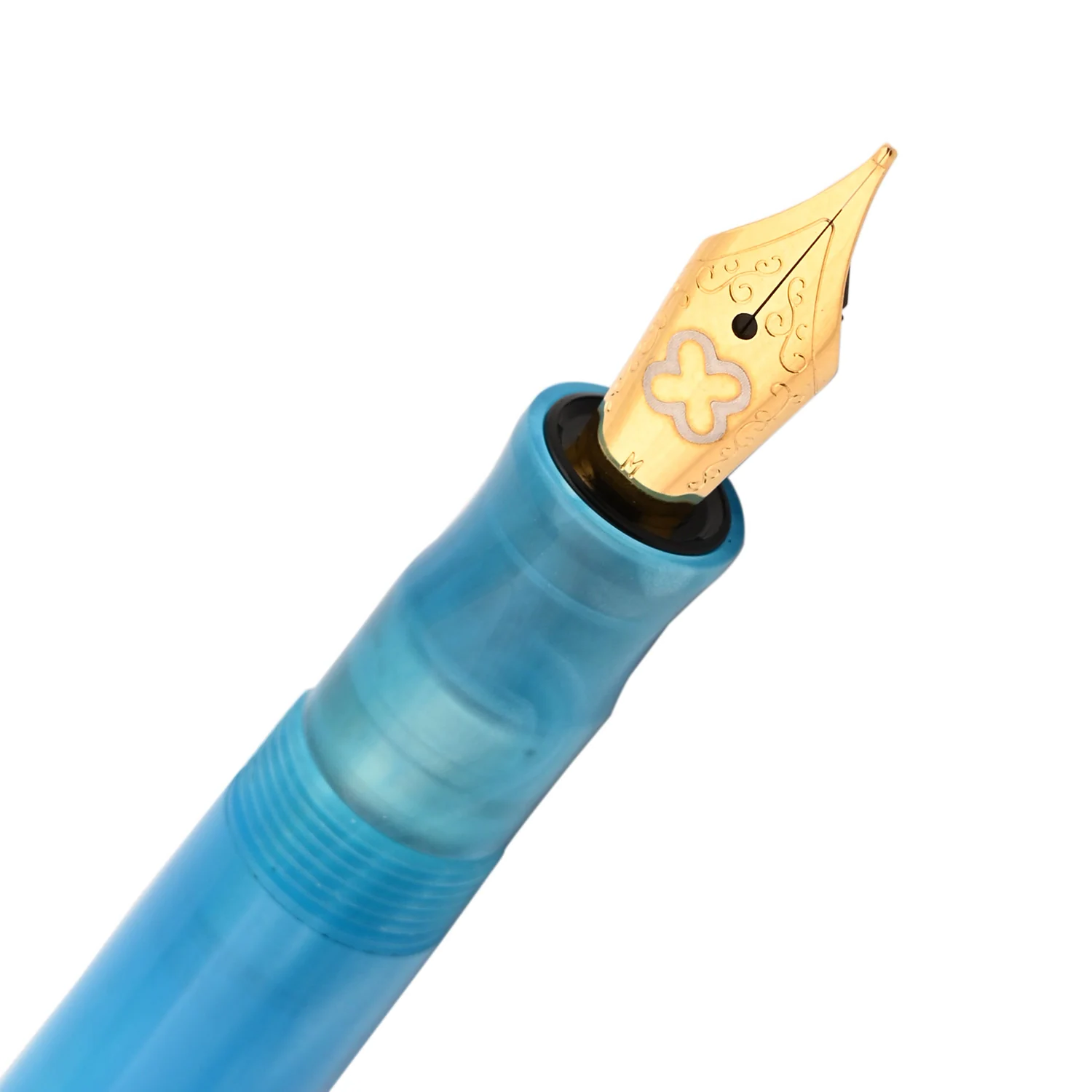 Esterbrook JR Breeze Blue Pocket Fountain Pen with Gold Trims - Medium esterbrook