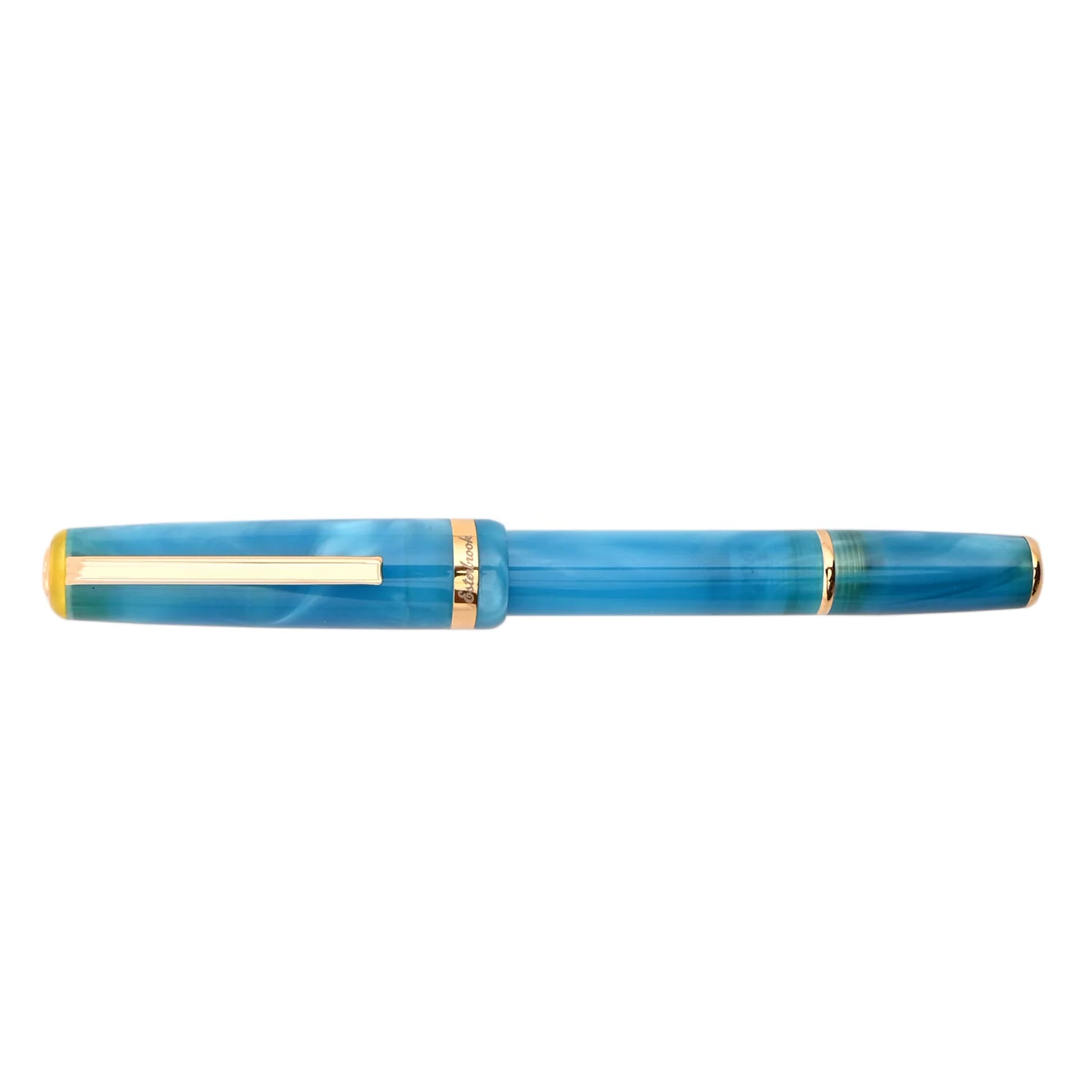 Esterbrook JR Breeze Blue Pocket Fountain Pen with Gold Trims - Medium esterbrook