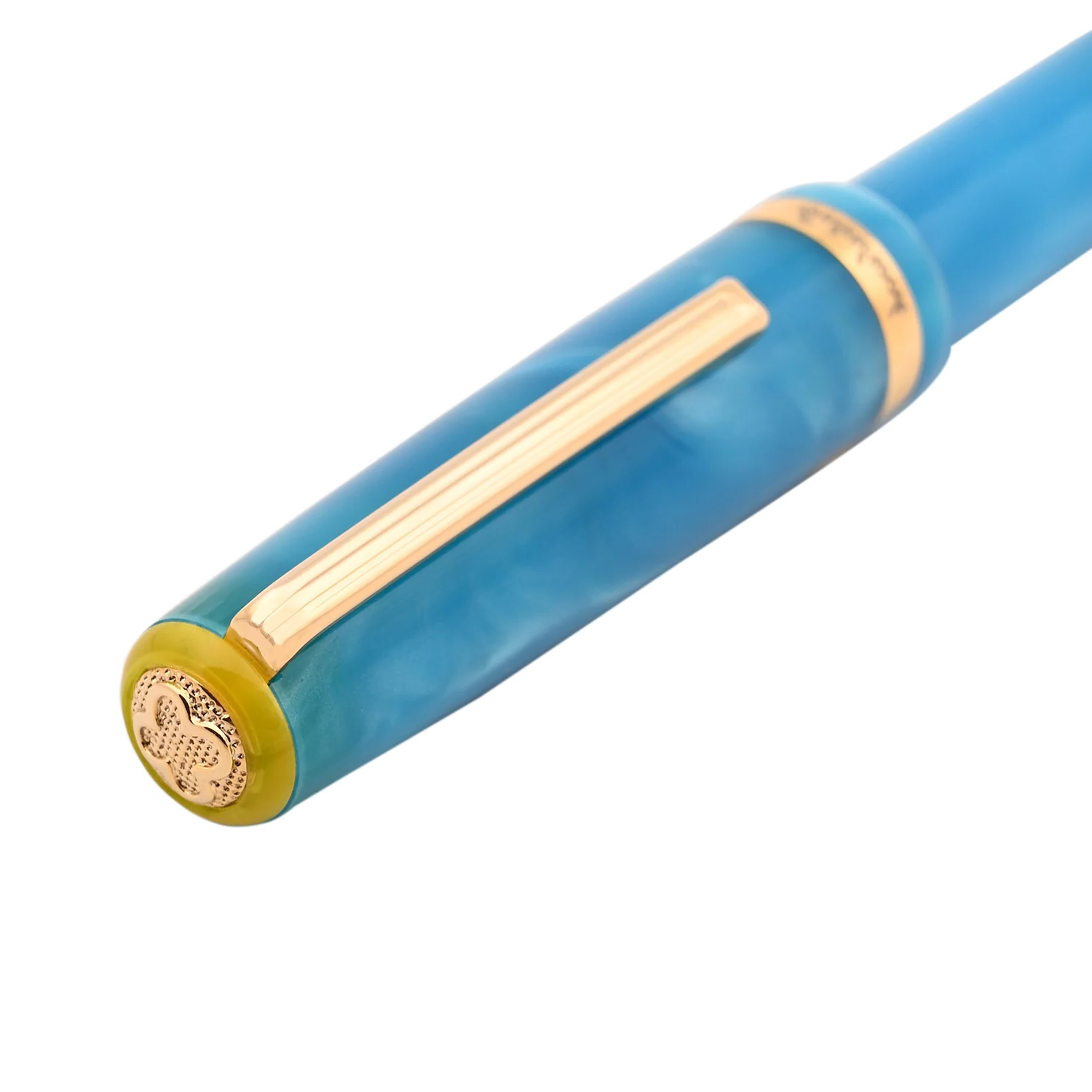 Esterbrook JR Breeze Blue Pocket Fountain Pen with Gold Trims - Medium esterbrook