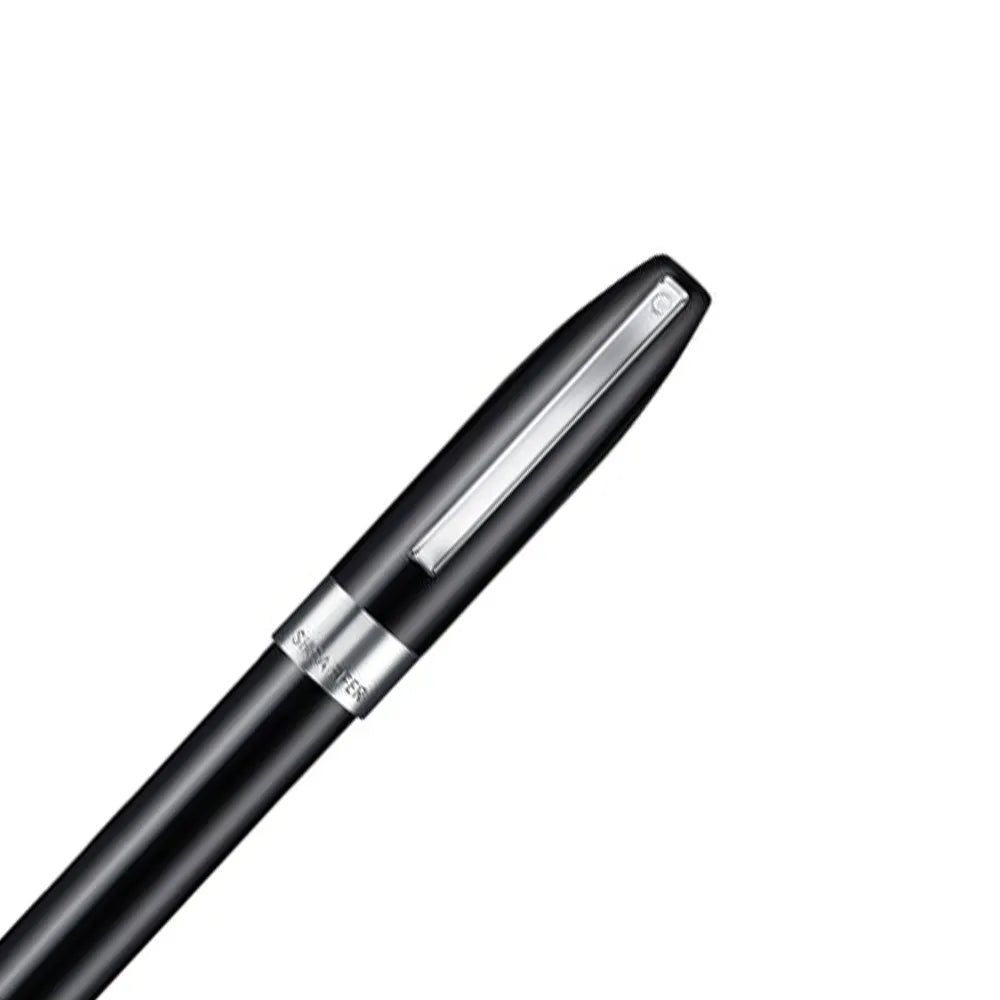 Sheaffer Legacy 9064 Glossy Black with Chrome-Plated Trim Fountain Pen - Inlaid Nib Medium Nib Sheaffer