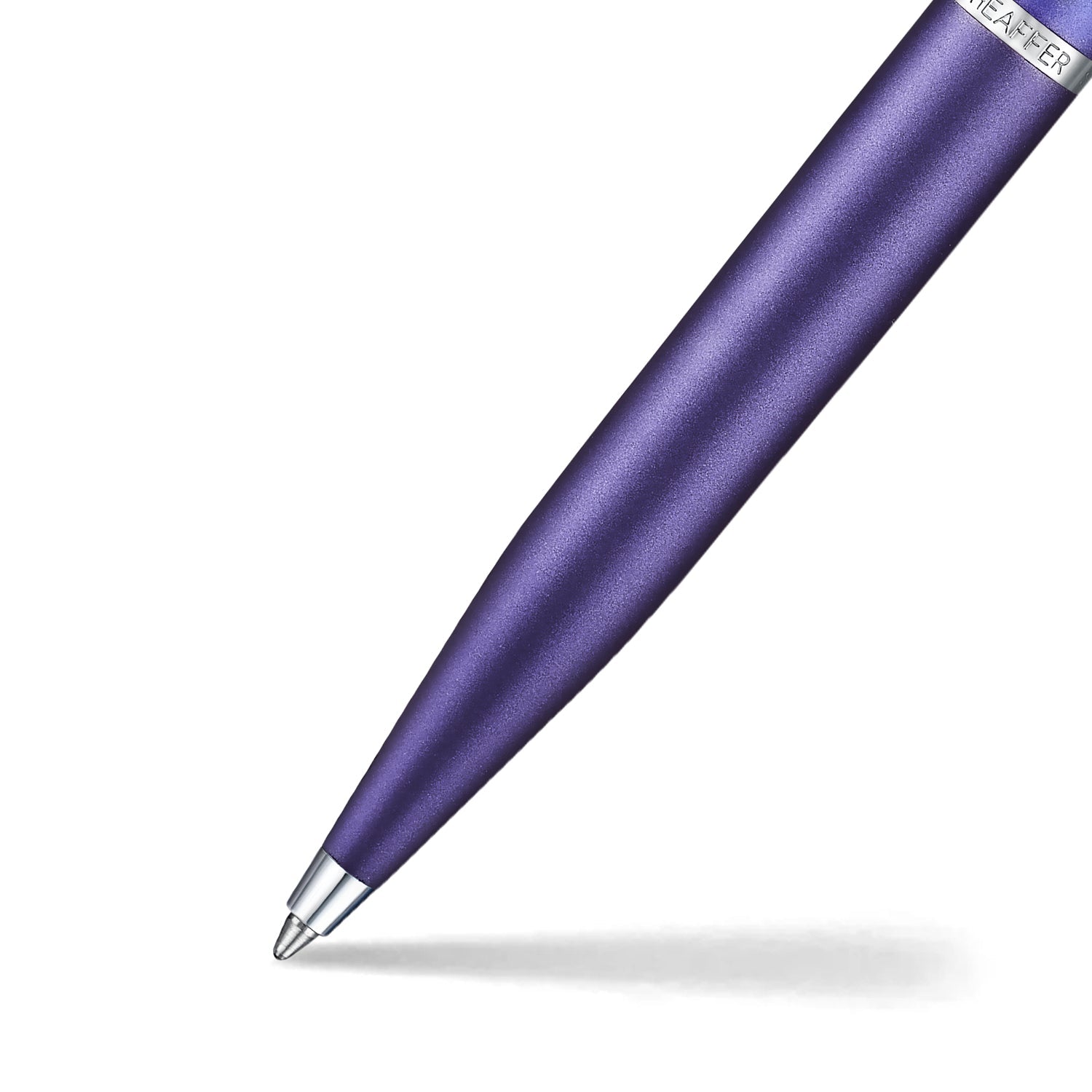 Sheaffer Expressions VFM 9430 Blue and Purple Pearlised Gradient Ballpoint Pen with Chrome-Plated Trims William Penn